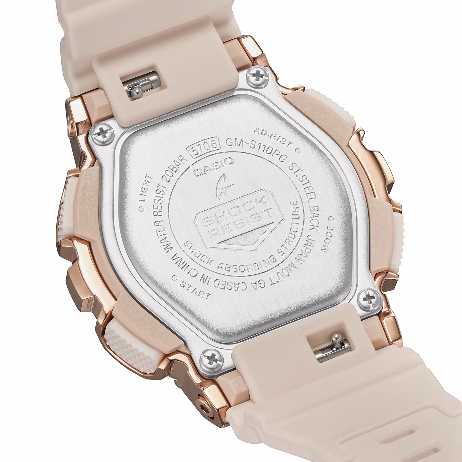 zegarek G-SHOCK GM-S110PG-4AER różowe złoto G-SHOCK Original - miniatura 6