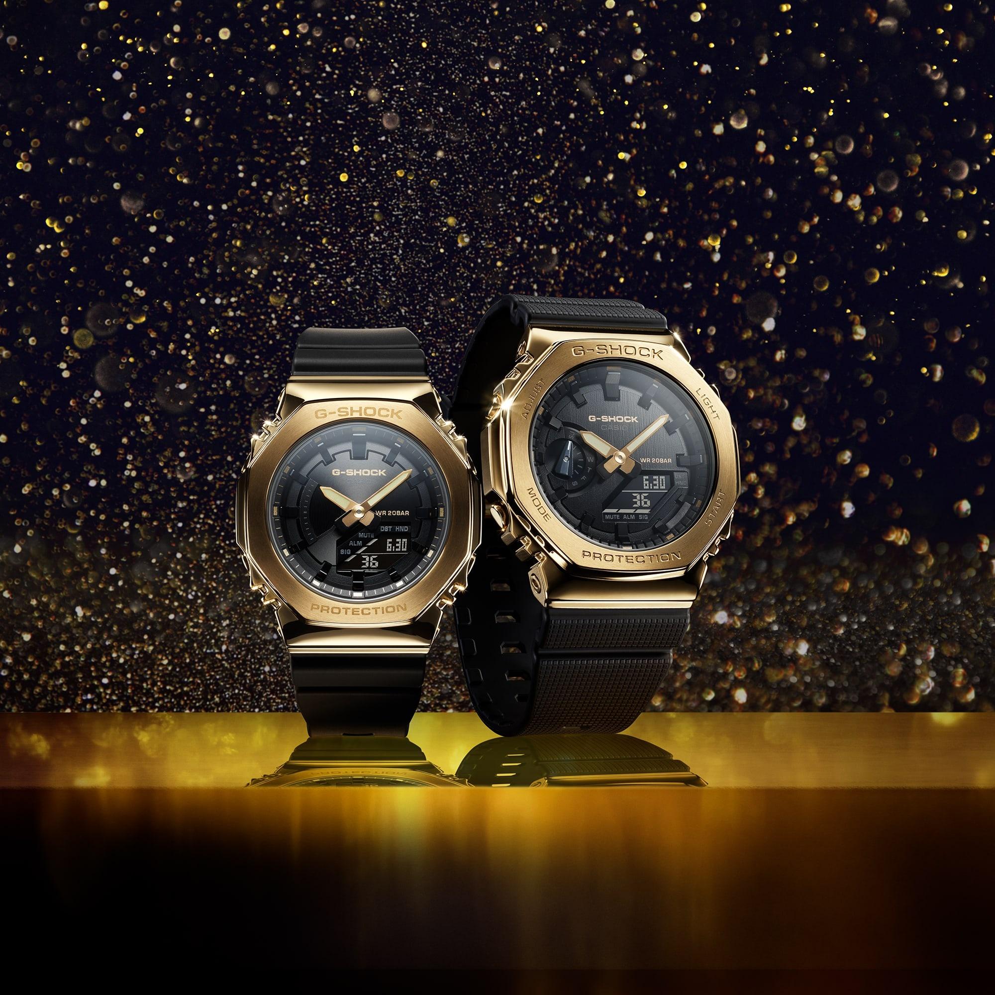 zegarek G-SHOCK GM-S2100GB-1AER CasiOak Gold Metal Covered Series G-SHOCK mineralne - miniatura 12