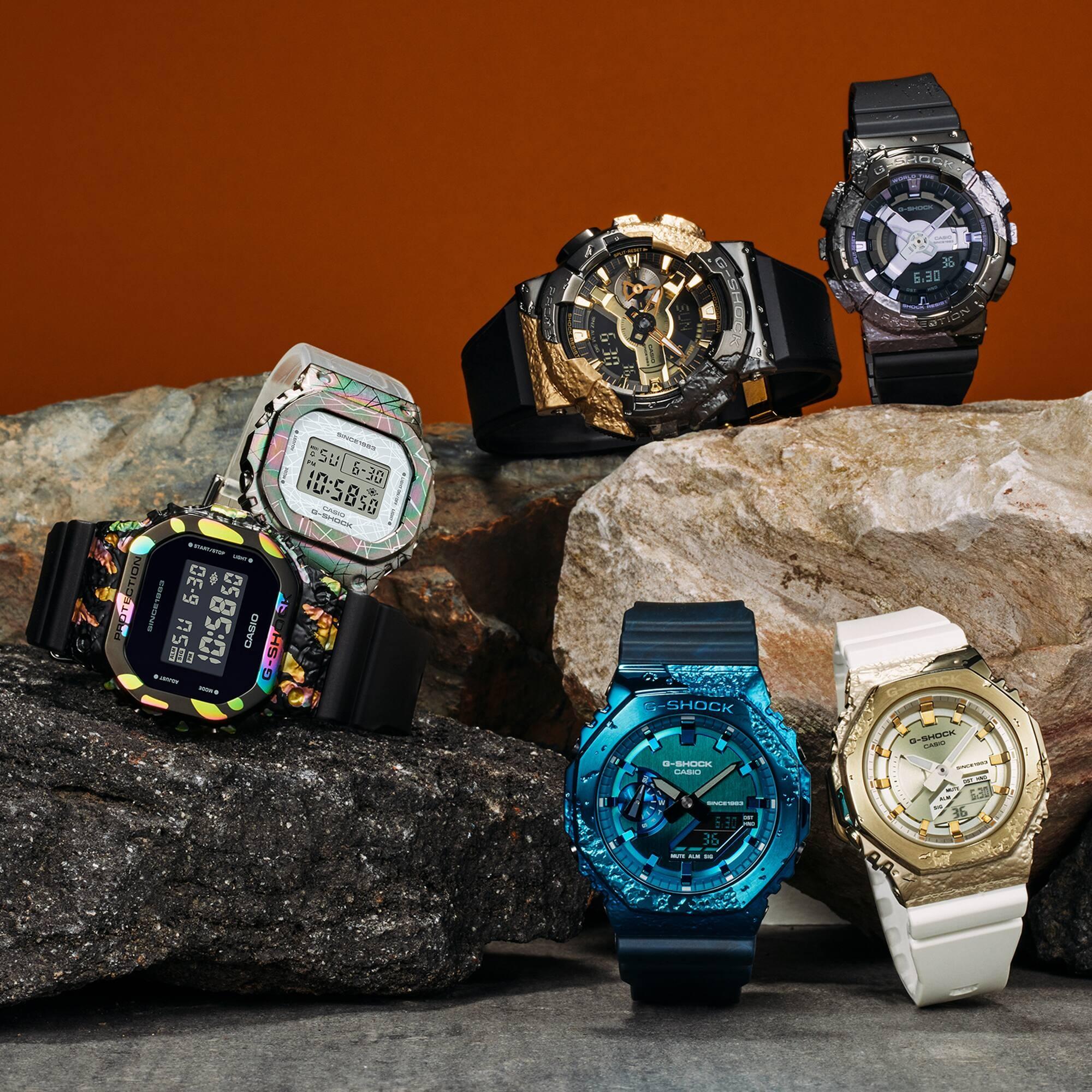 zegarek G-SHOCK GM-S2140GEM-9AER 40th Anniversary Adventurers Stone Series G-SHOCK mineralne - miniatura 12