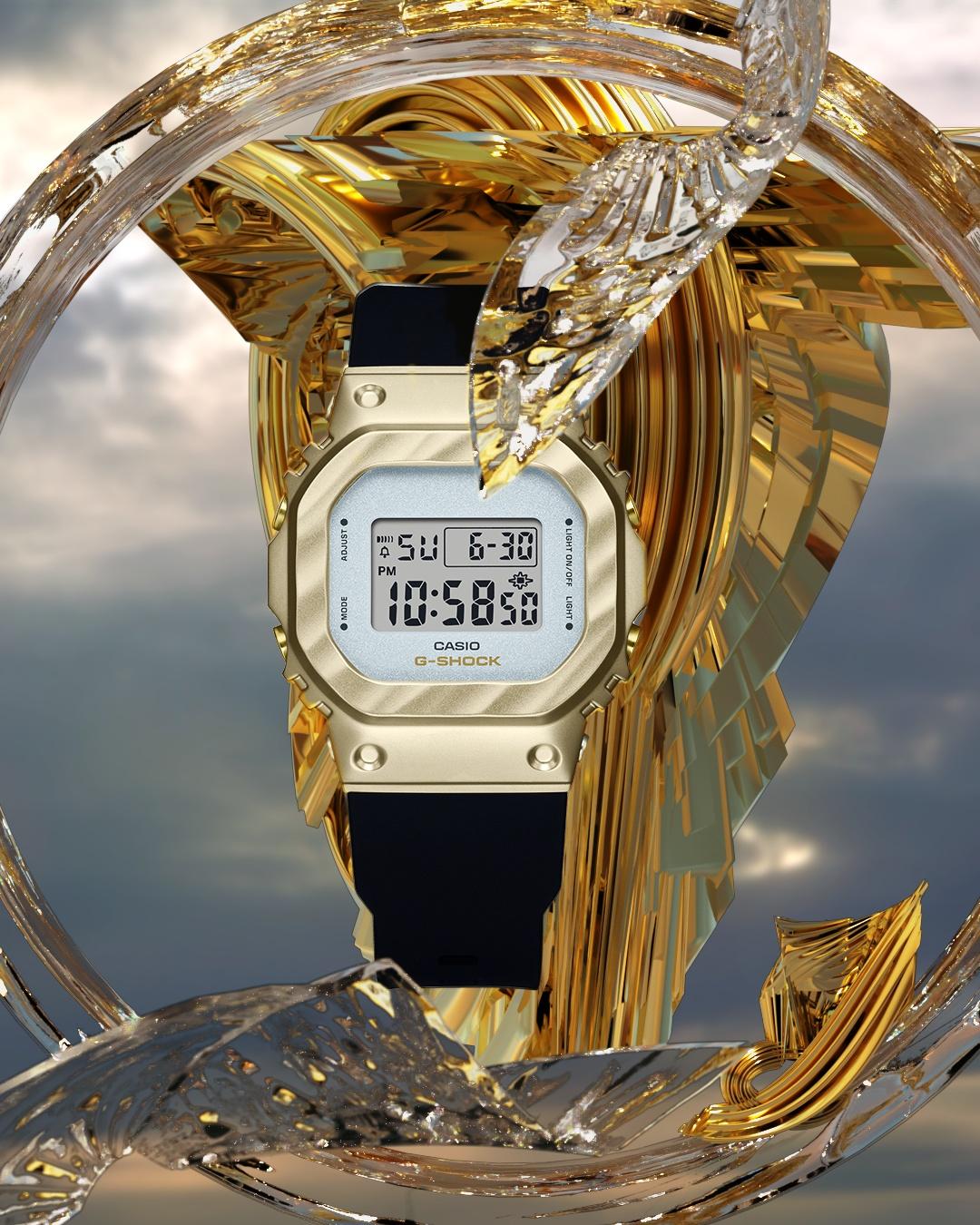 zegarek G-SHOCK GM-S5600BC-1ER złoty G-SHOCK Original - miniatura 8