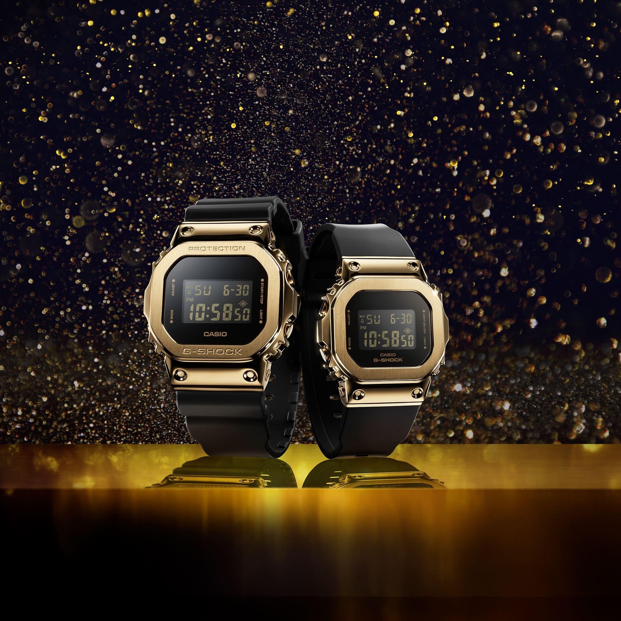 zegarek G-SHOCK GM-S5600GB-1ER Gold Metal Covered Series G-SHOCK Original mineralne - miniatura 11