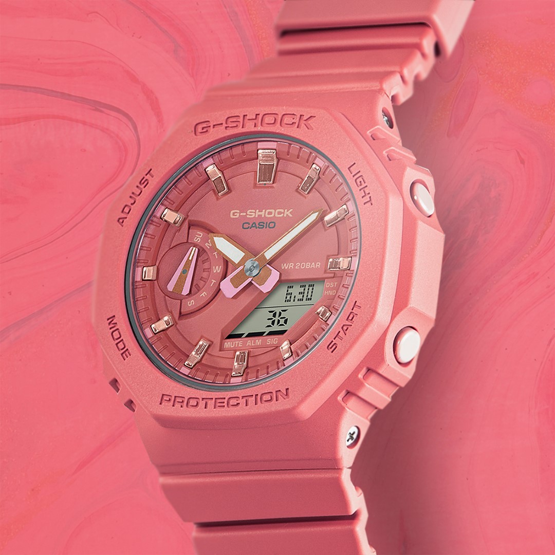 zegarek G-SHOCK GMA-S2100-4A2ER GMA-S2100 -4A2ER G-SHOCK S-Series mineralne - miniatura 10