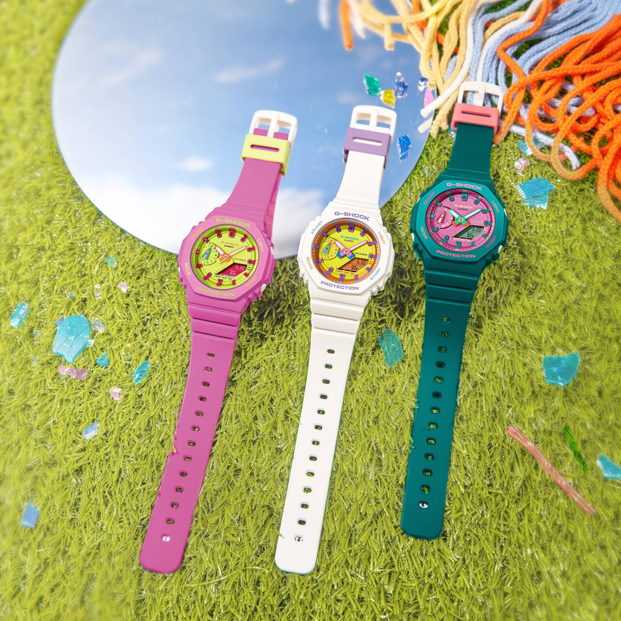 zegarek G-SHOCK GMA-S2100BS-7AER biały G-SHOCK S-Series - miniatura 7