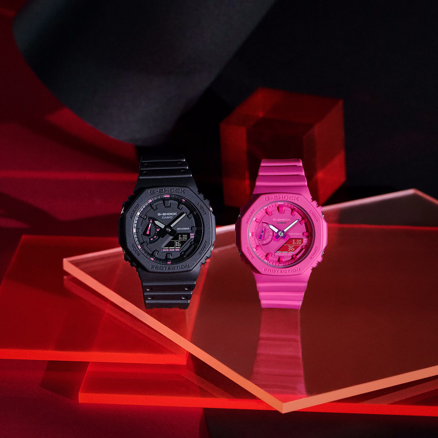 zegarek G-SHOCK GMA-S2100P-4AER G-SHOCK S-Series mineralne - miniatura 11