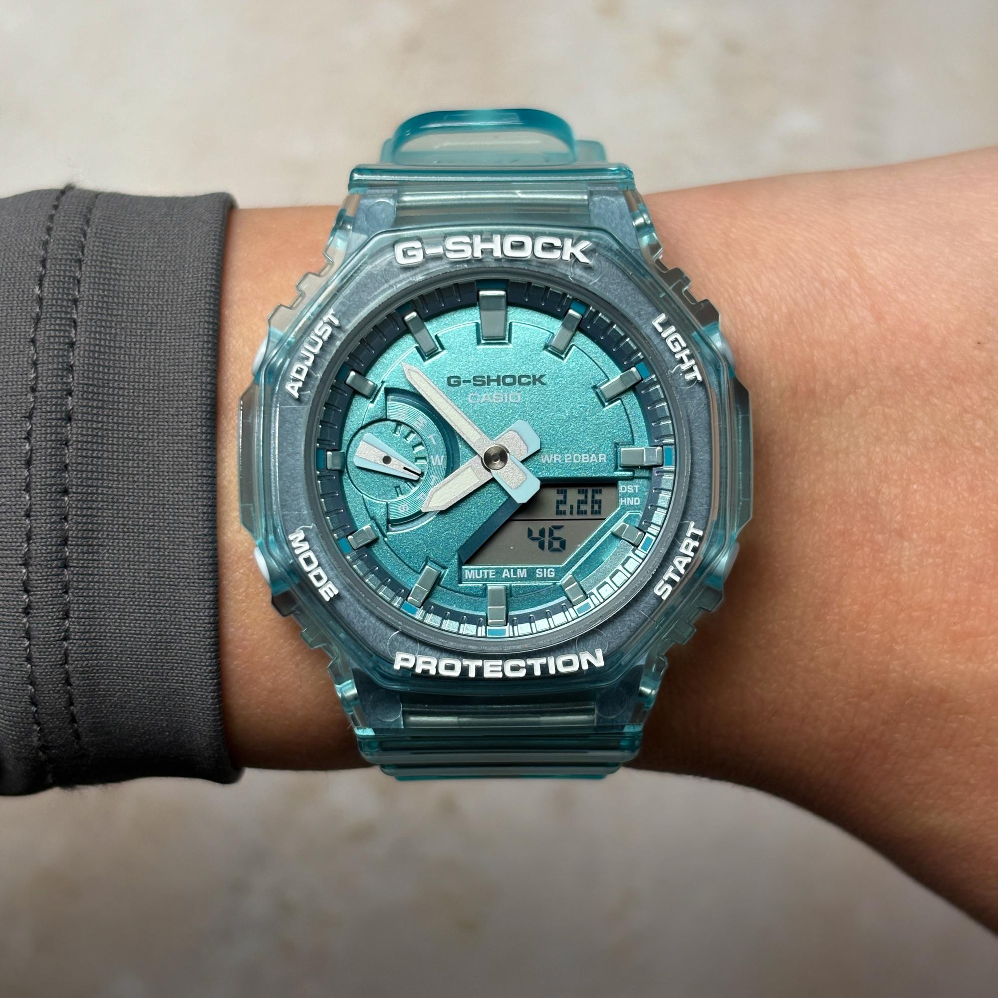 zegarek G-SHOCK GMA-S2100SK-2AER Turquoise Blue G-SHOCK S-Series mineralne