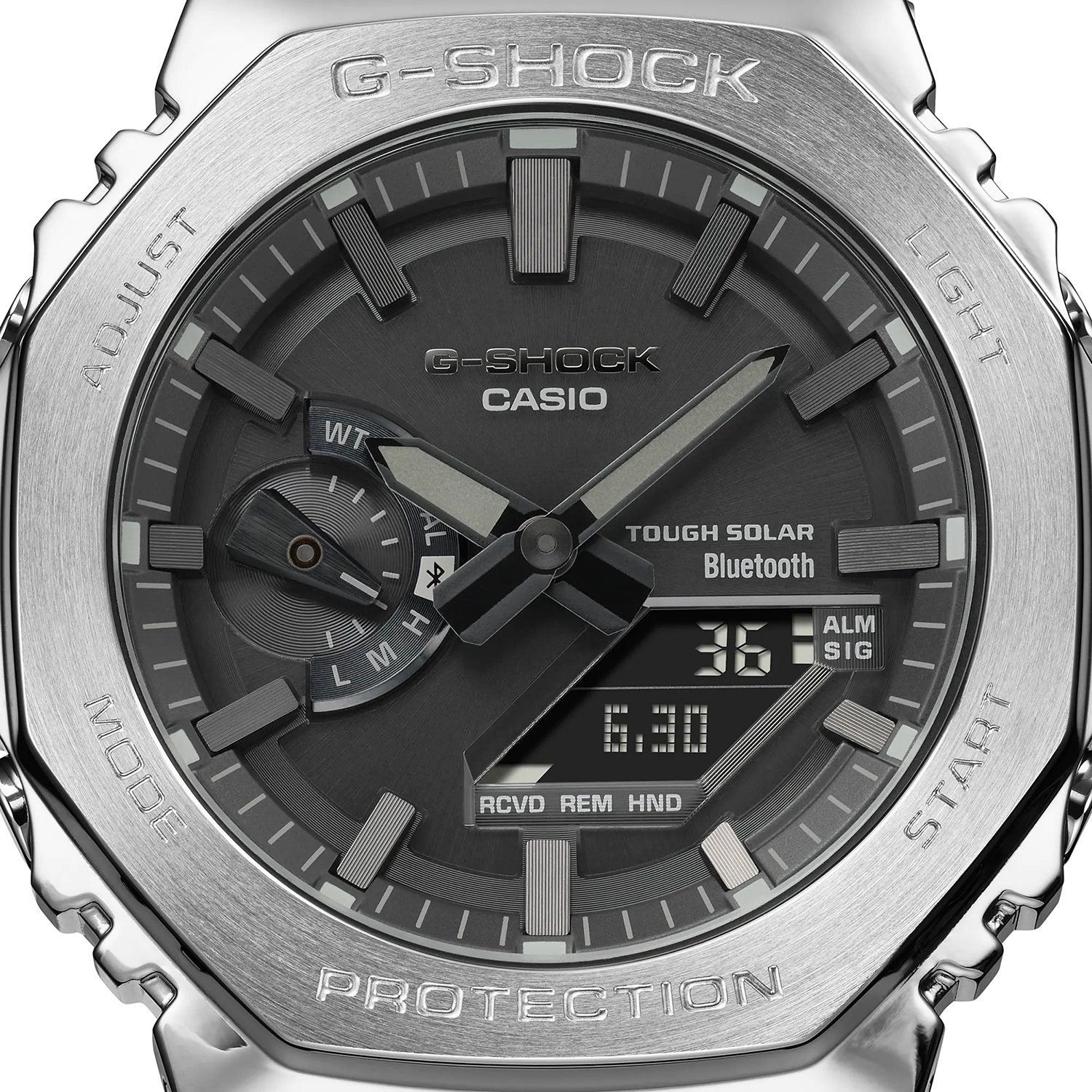 zegarek G-SHOCK GMB-2100D-1AER solar męski G-SHOCK G-STEEL - miniatura 7