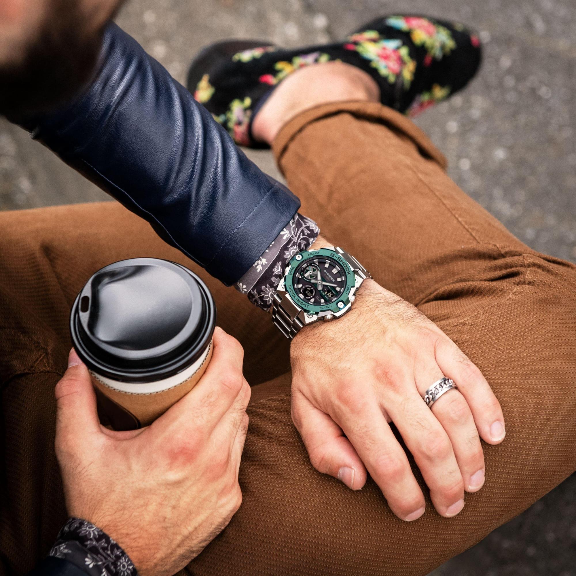 zegarek G-SHOCK GST-B400CD-1A3ER solar męski G-SHOCK G-STEEL - miniatura 8