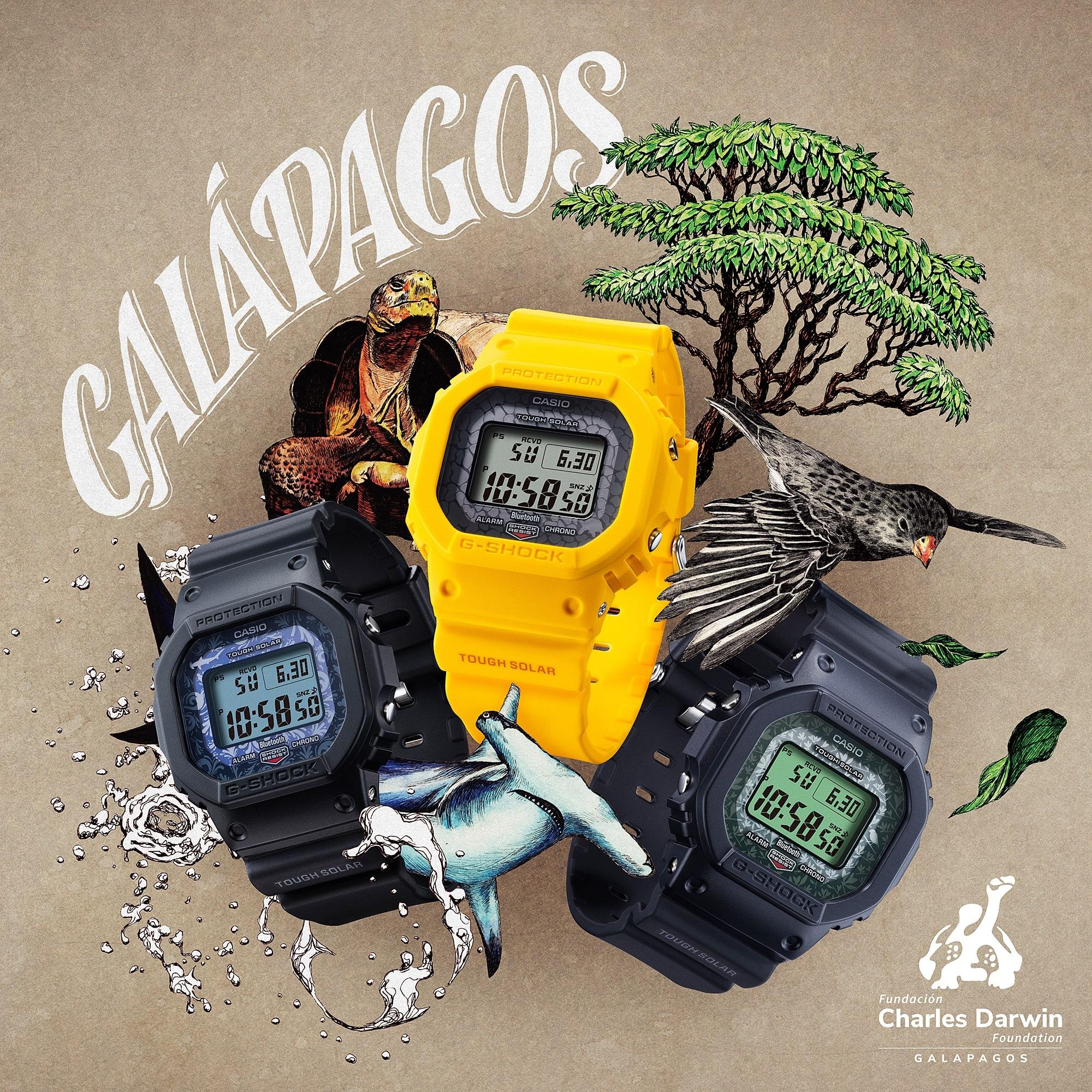 zegarek G-SHOCK GW-B5600CD-1A2ER solar męski G-SHOCK Original G-SHOCK GALAPAGOS CHARLES DARWIN FOUNDATION - miniatura 6
