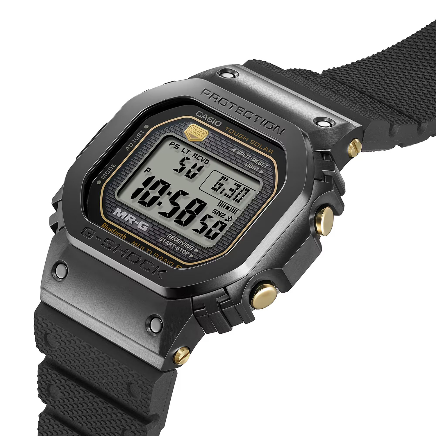 zegarek G-SHOCK MRG-B5000R-1ER MRG TITANIUM 64 COBARION G-SHOCK Master of G szafirowe - miniatura 5