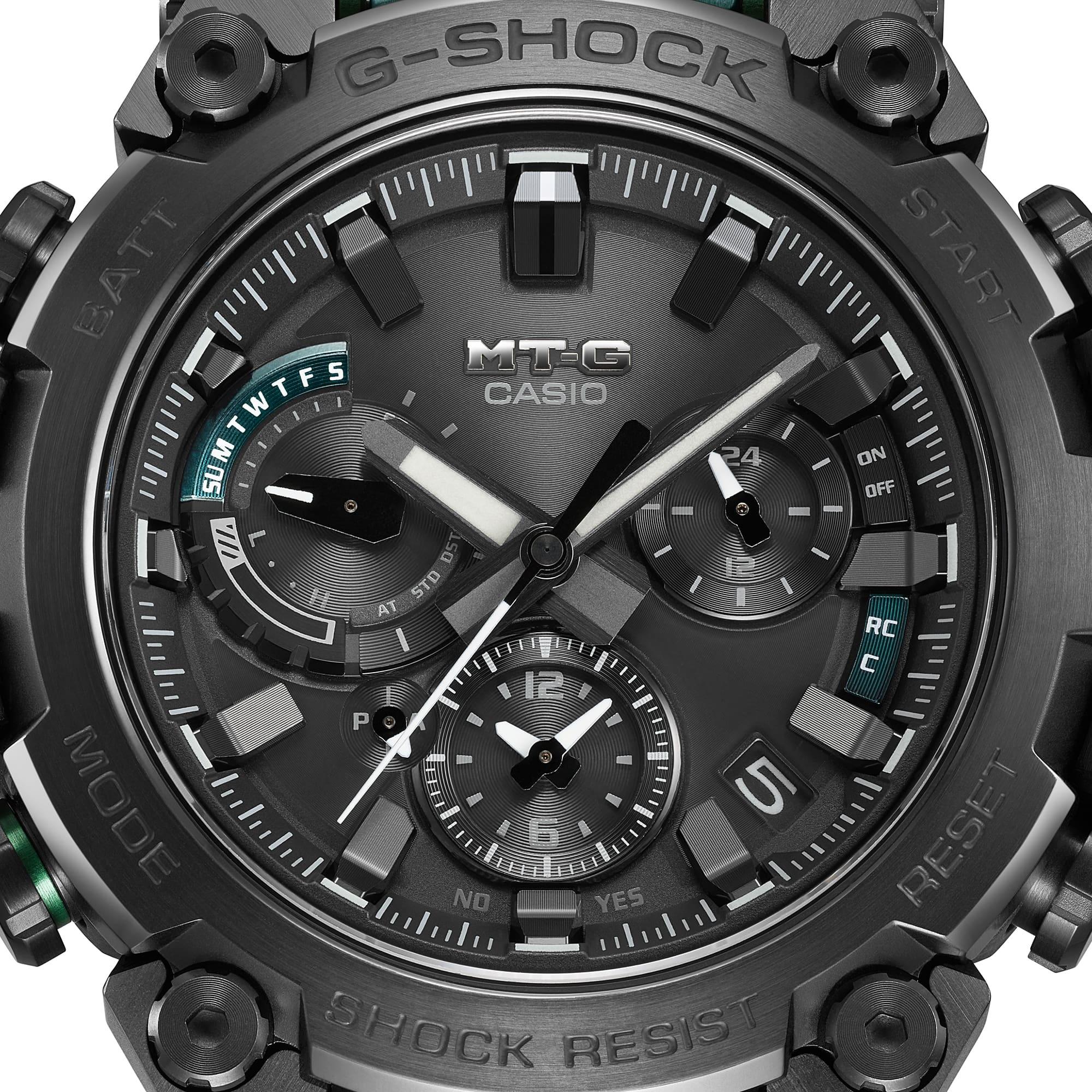 zegarek G-SHOCK MTG-B3000BD-1A2ER Metal Twisted G - Dual Core Guard męski z chronograf G-SHOCK Exclusive