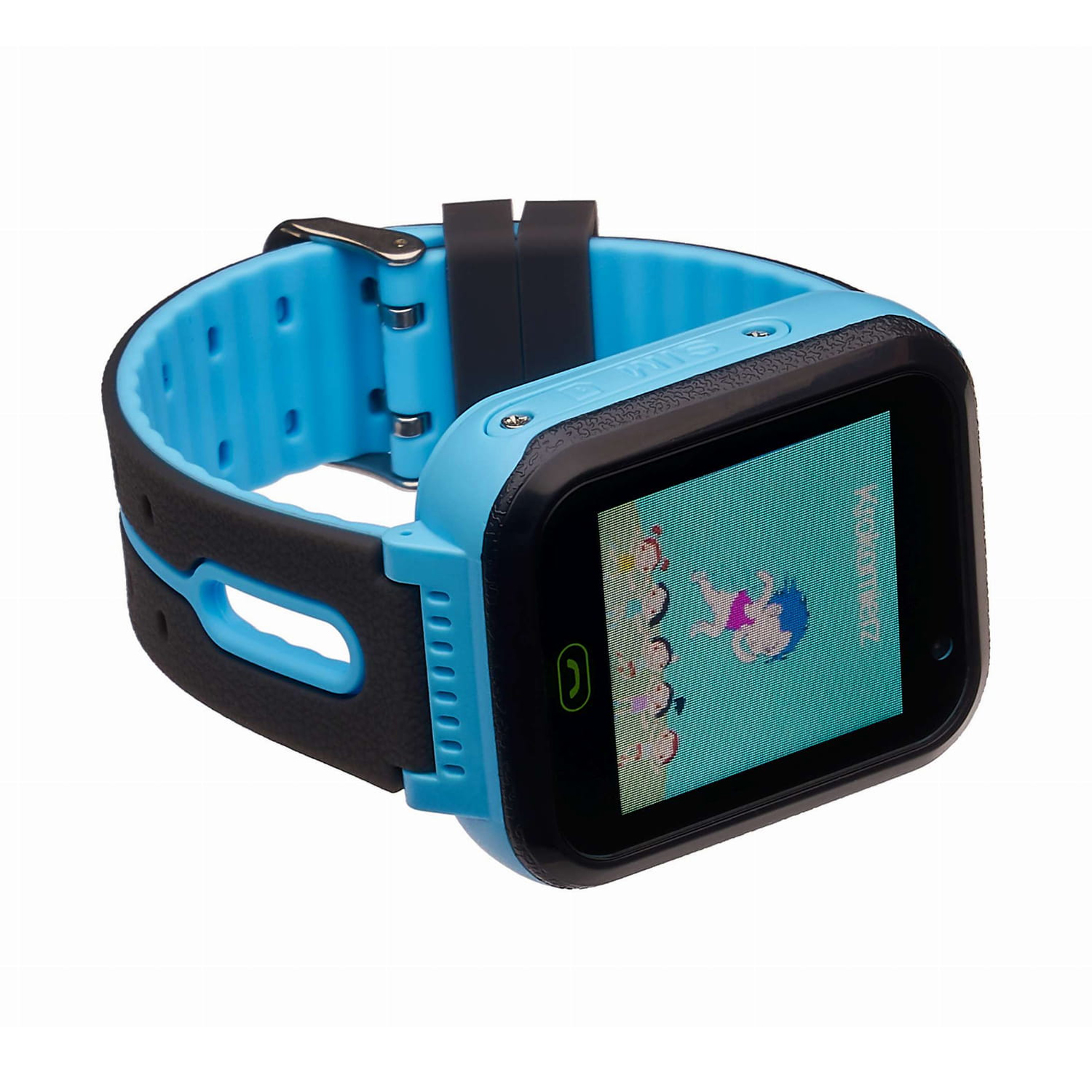 zegarek Garett 5903246282061 Smartwatch Garett Kids Fine Czarno-Niebieski dla dzieci z gps Dla dzieci - miniatura 2