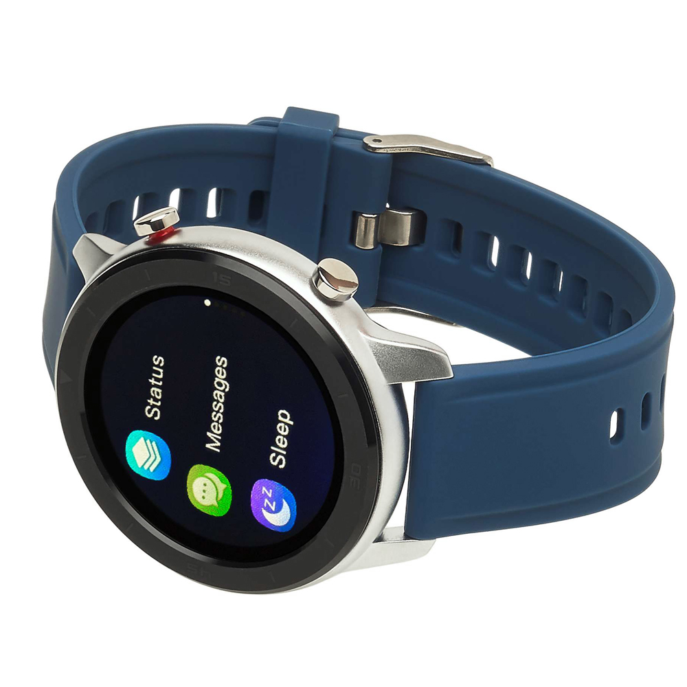 zegarek Garett 5903246286564 kwarcowy męski Męskie Smartwatch Garett Master RT niebieski