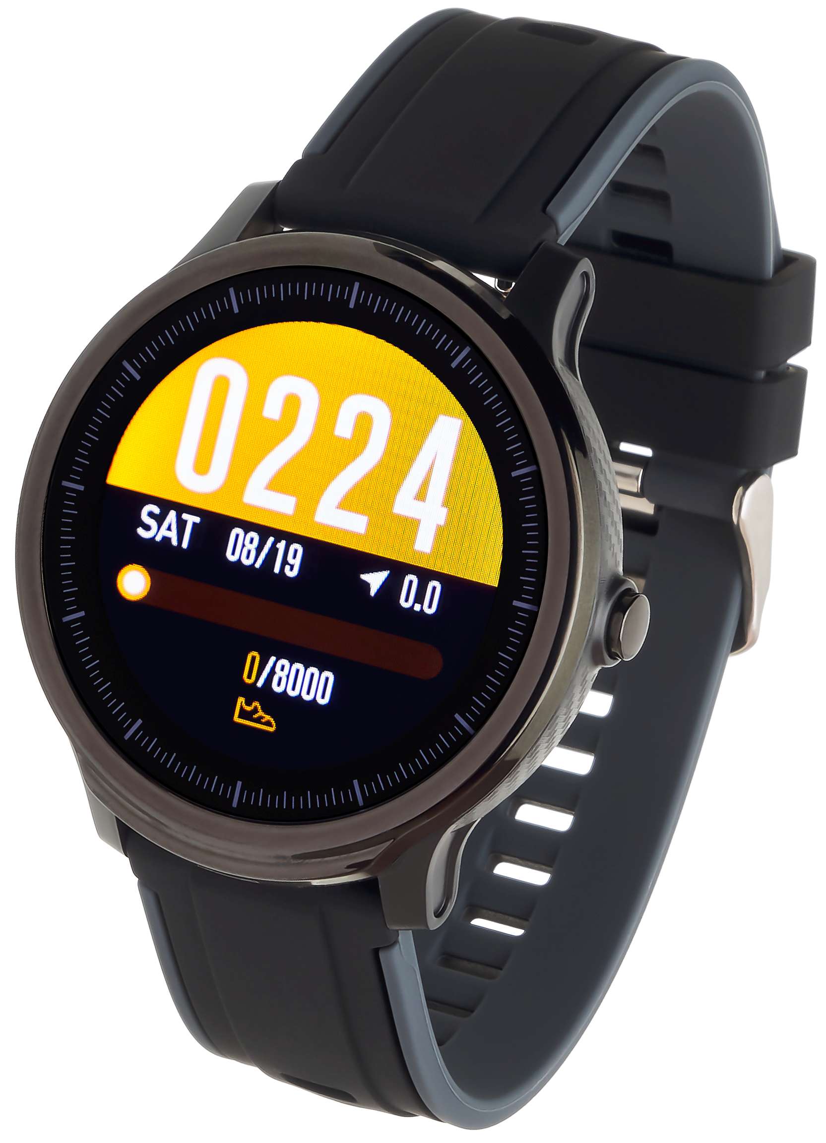 Garett 5903246286670 zegarek czarny sportowy Męskie pasek