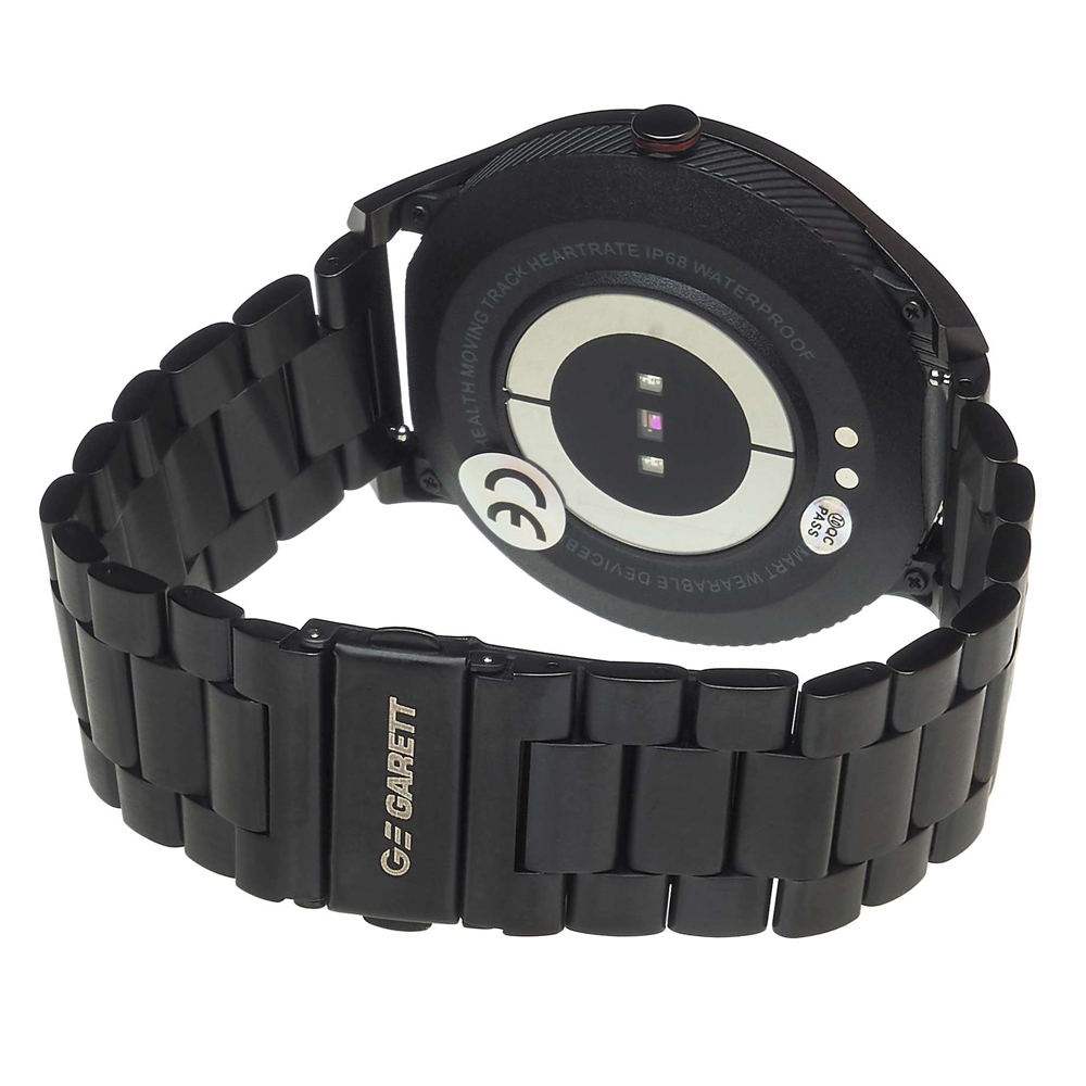 zegarek Garett 5903246286977 kwarcowy męski Męskie Smartwatch Garett Men 3S RT czarny stalowy - miniatura 6