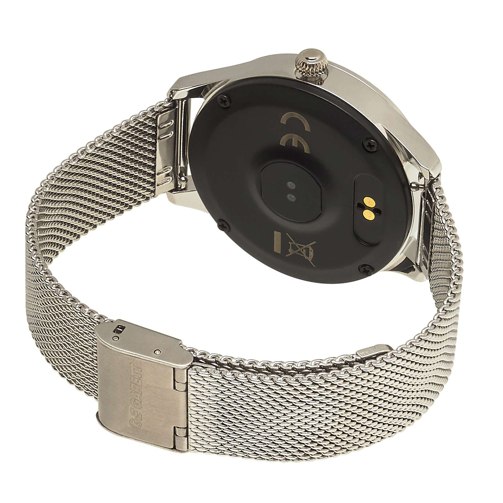 zegarek Garett 5903246287233 Smartwatch Garett Women Naomi RT srebrny stalowy damski z krokomierz Damskie