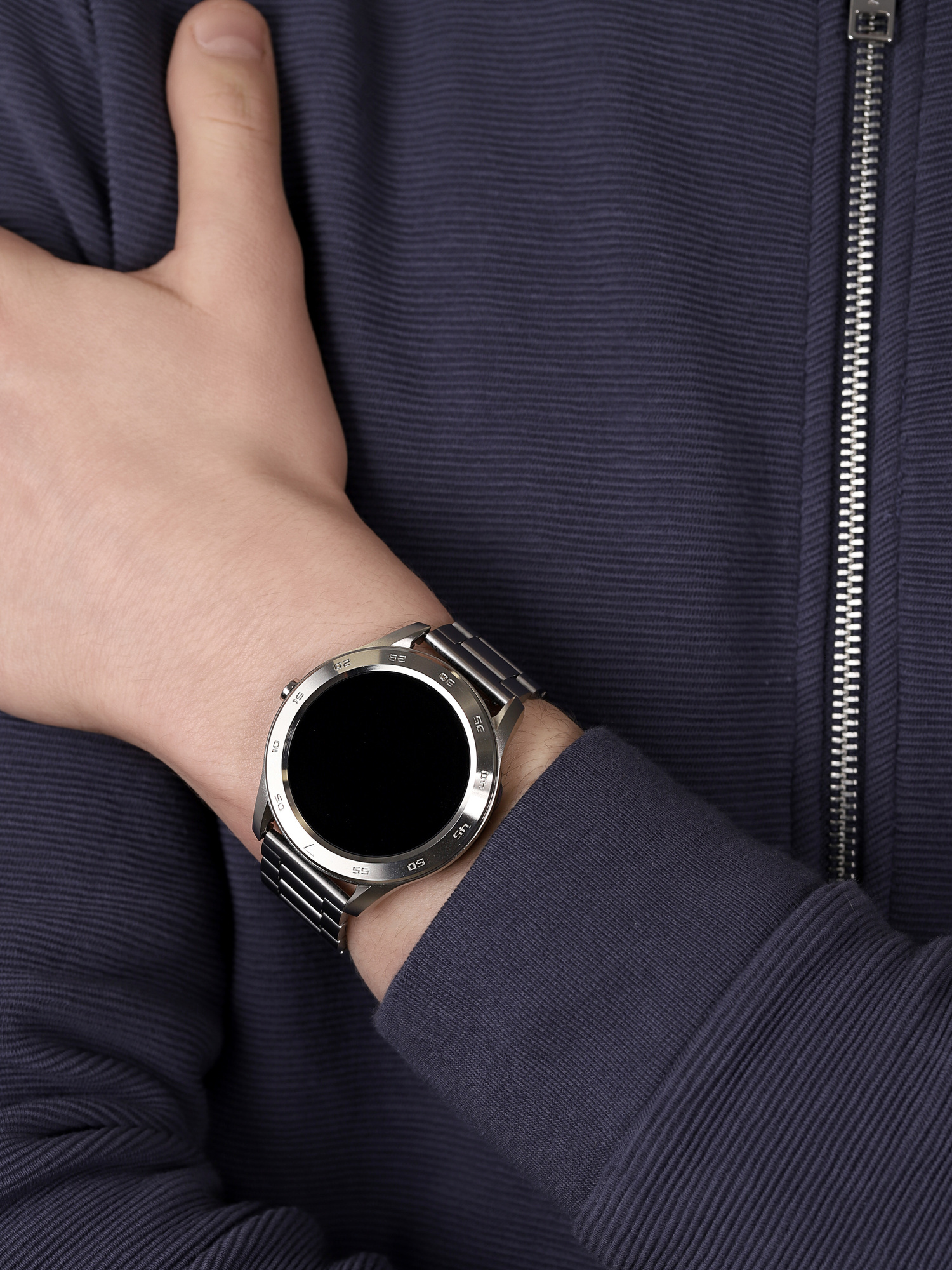 zegarek Garett 5903246287295 kwarcowy męski Męskie Smartwatch Garett GT22S RT srebrny stalowy