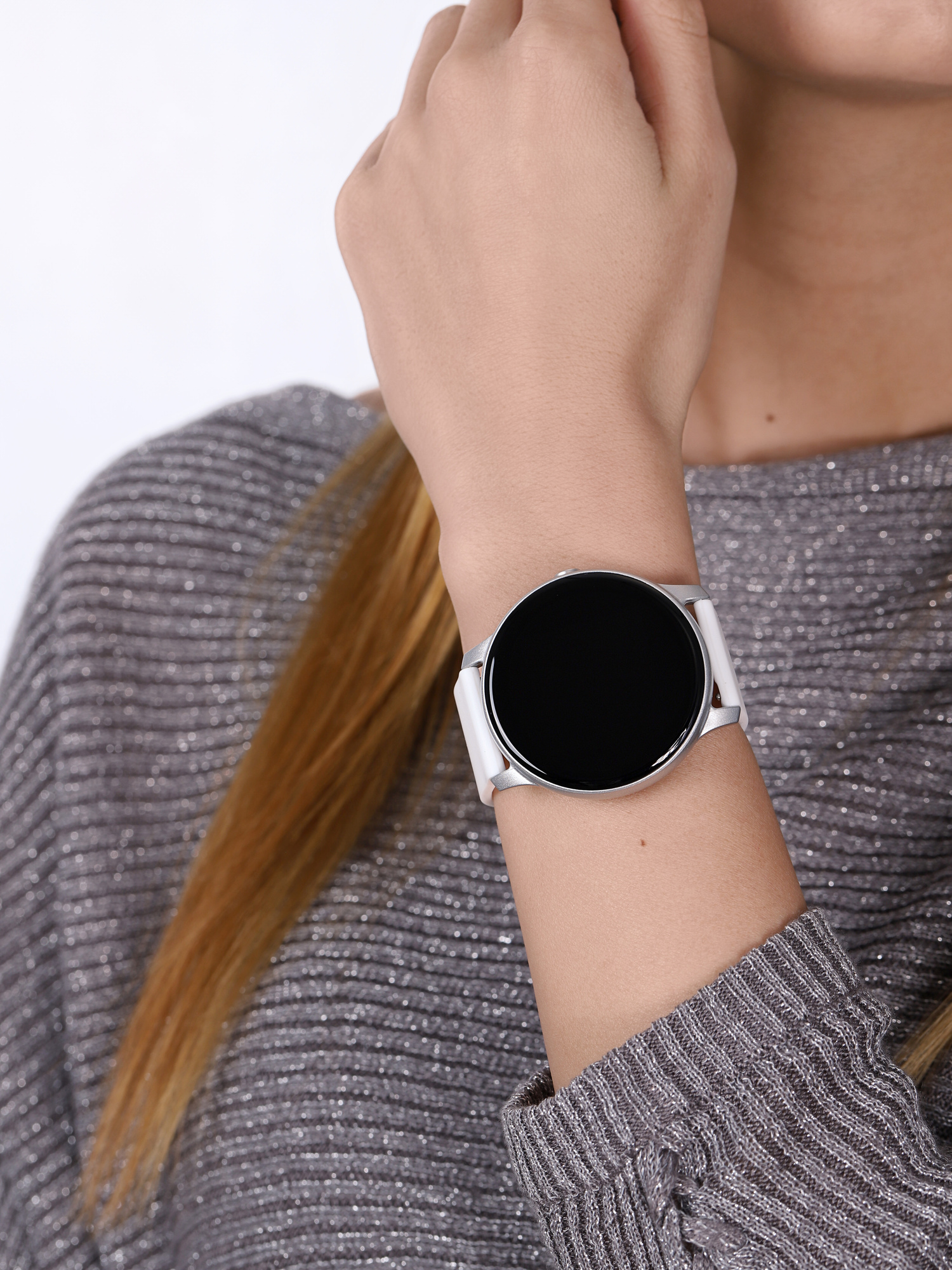 zegarek Garett 5903246288889 kwarcowy damski Damskie Smartwatch Garett Lady Rosa biały - miniatura 3