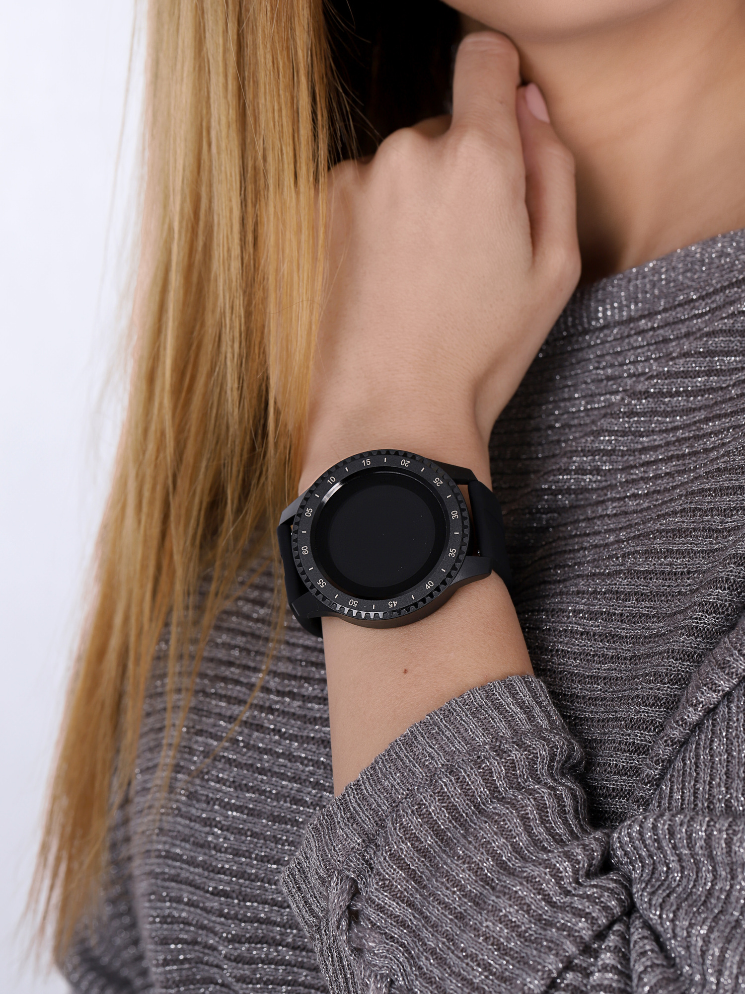 zegarek Garett 5903246289350 kwarcowy męski Męskie Smartwatch Garett Sport 12 RT Czarny - miniatura 3