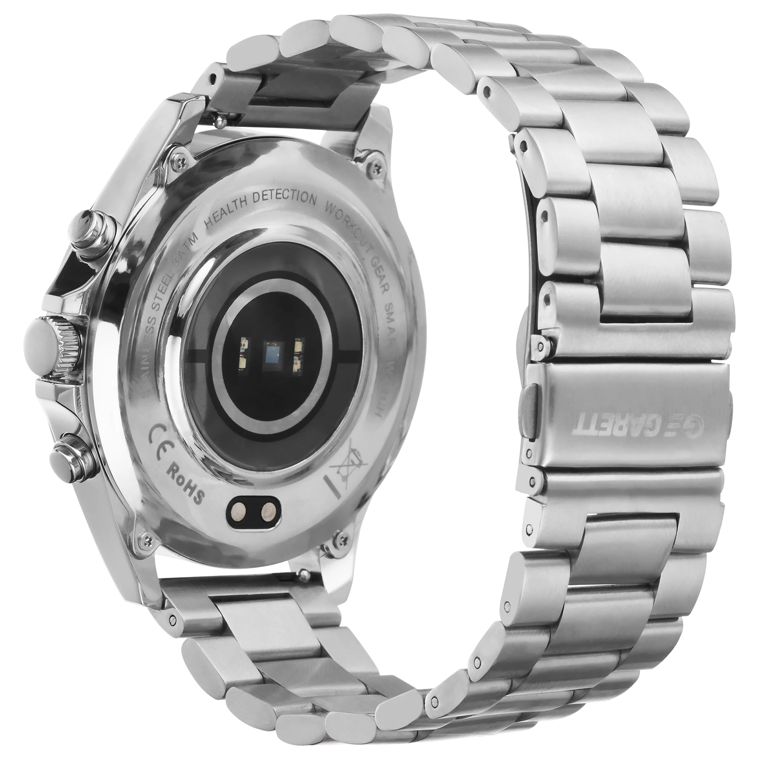 zegarek Garett 5903991665614 Smartwatch Garett Men Style Srebrny męski z krokomierz Męskie - miniatura 3