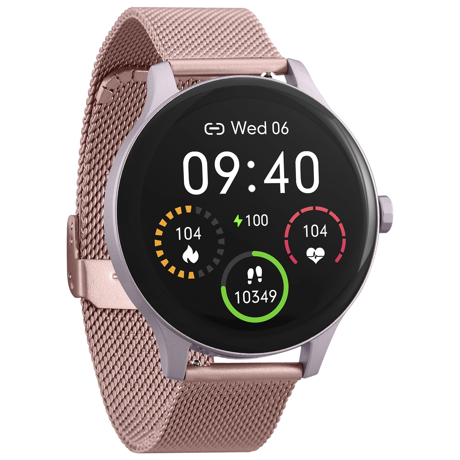 zegarek Garett 5904238483787 Smartwatch Garett Classy Srebrny męski z krokomierz Męskie - miniatura 3