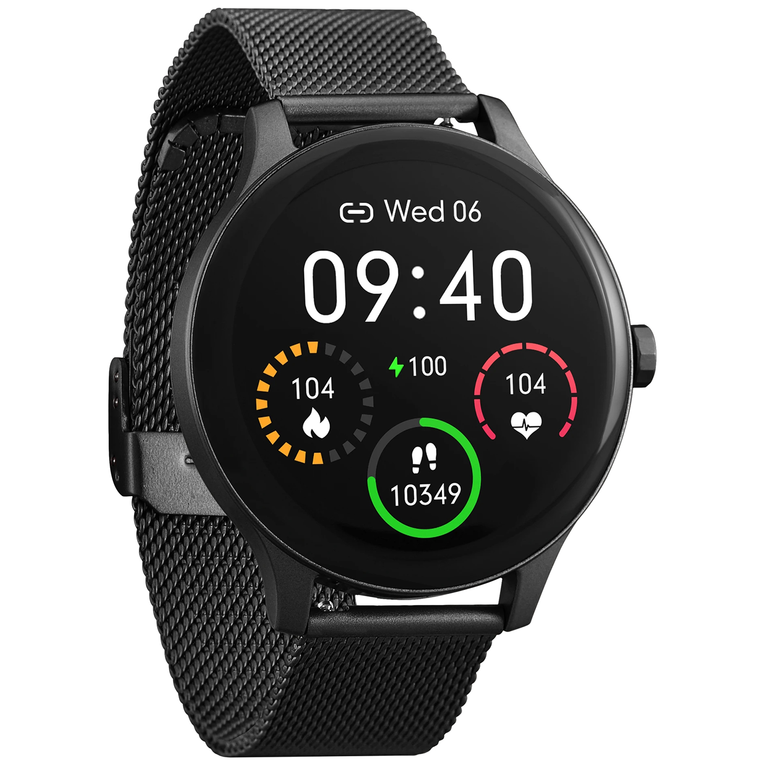 zegarek Garett 5904238483794 Smartwatch Garett Classy Czarny męski z krokomierz Męskie - miniatura 3