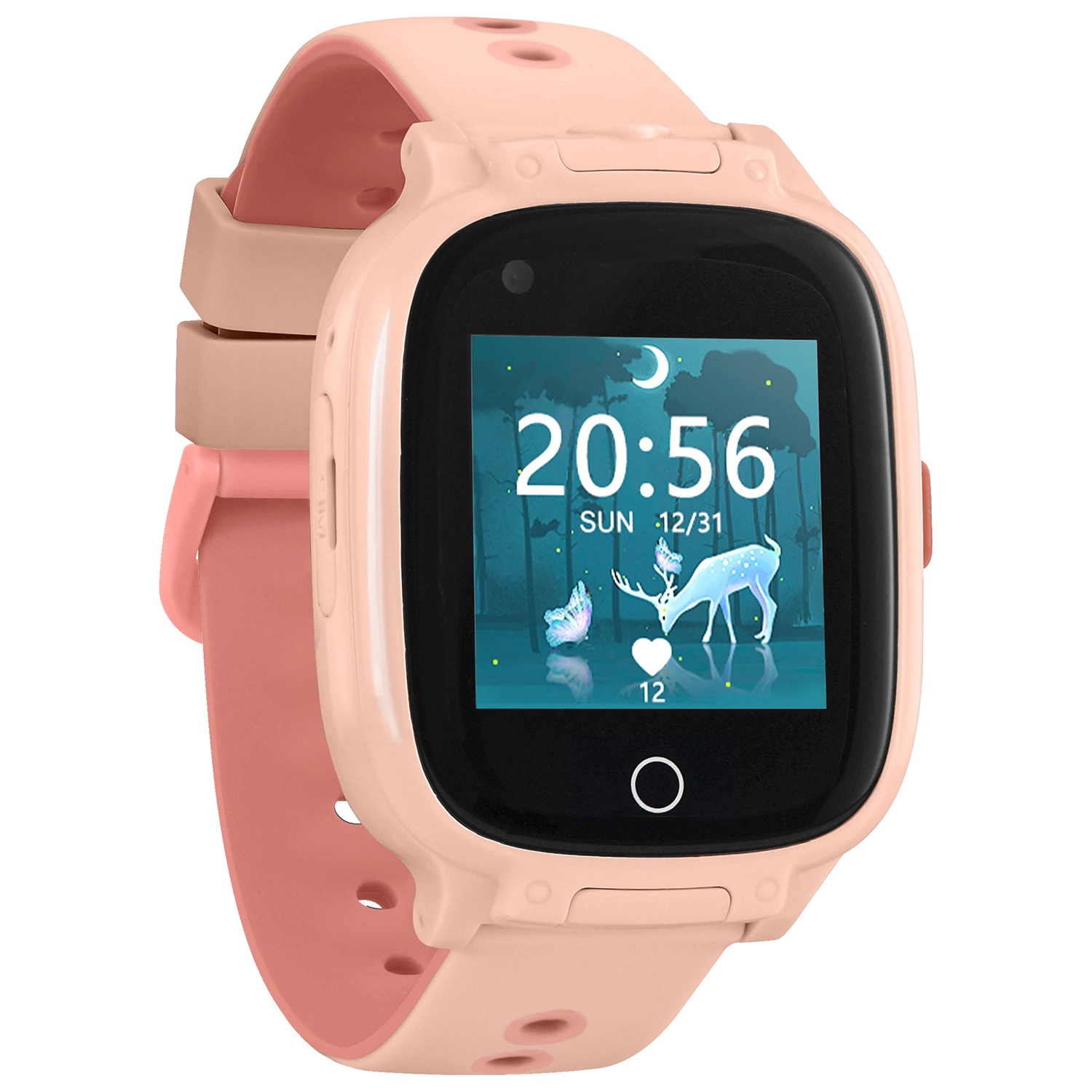 zegarek Garett 5904238484326 Smartwatch Garett Kids Twin 4G Różowy dla dzieci z gps Dla dzieci - miniatura 3