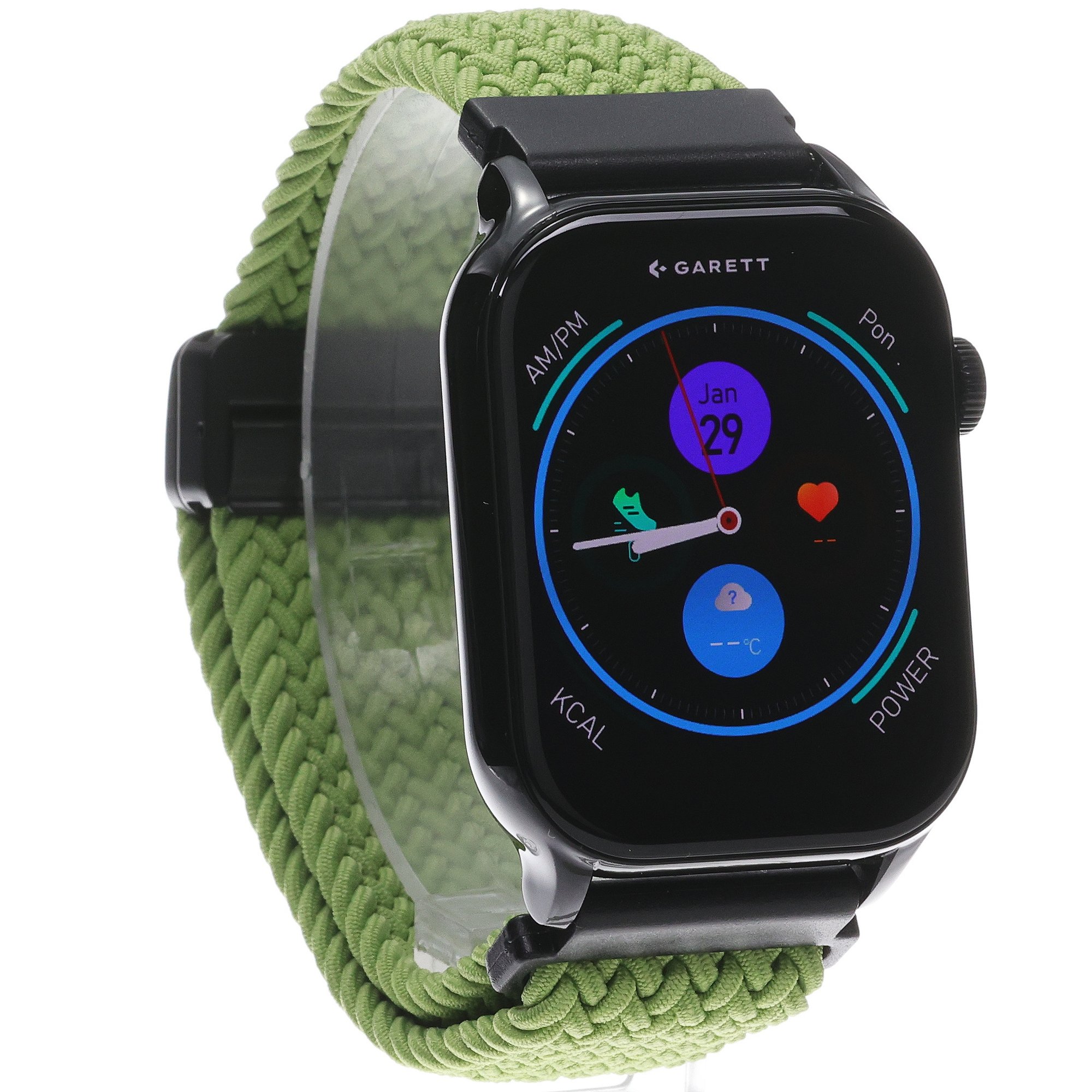 zegarek Garett 5904238487242 Smartwatch Garett GRC Activity 3 Czarny Męskie Gorilla Glass