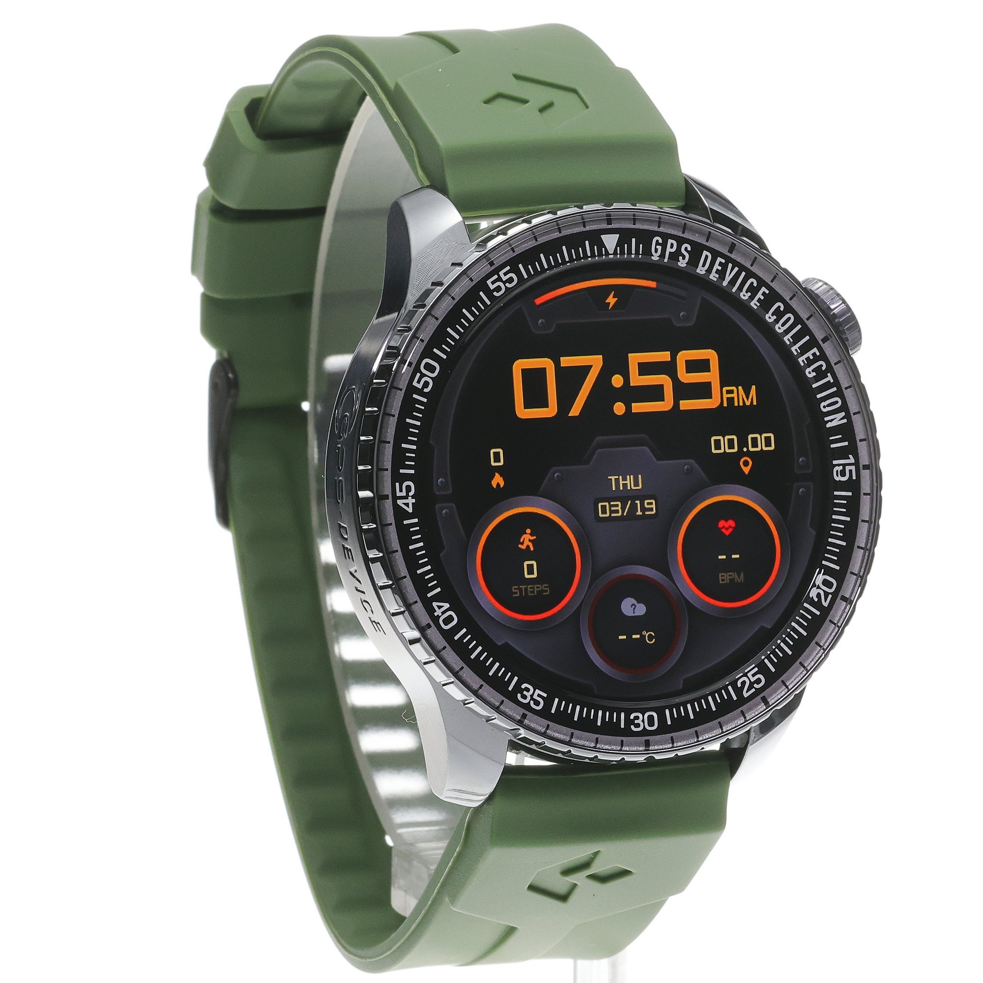zegarek Garett 5904238487372 Smartwatch Garett Compass GPS Czarny Garett Gorilla Glass - miniatura 12