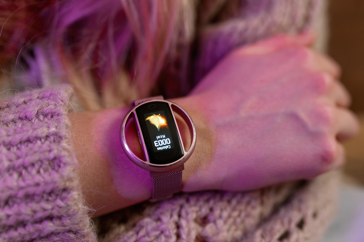 Smartwatch Garett Women Nicole RT różowy stalowy - miniatura 13