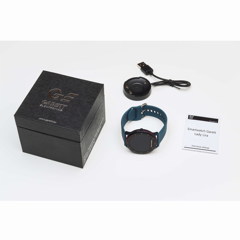 Garett 5903246286533 Smartwatch Garett Lady Lira niebieski Damskie sportowy zegarek niebieski