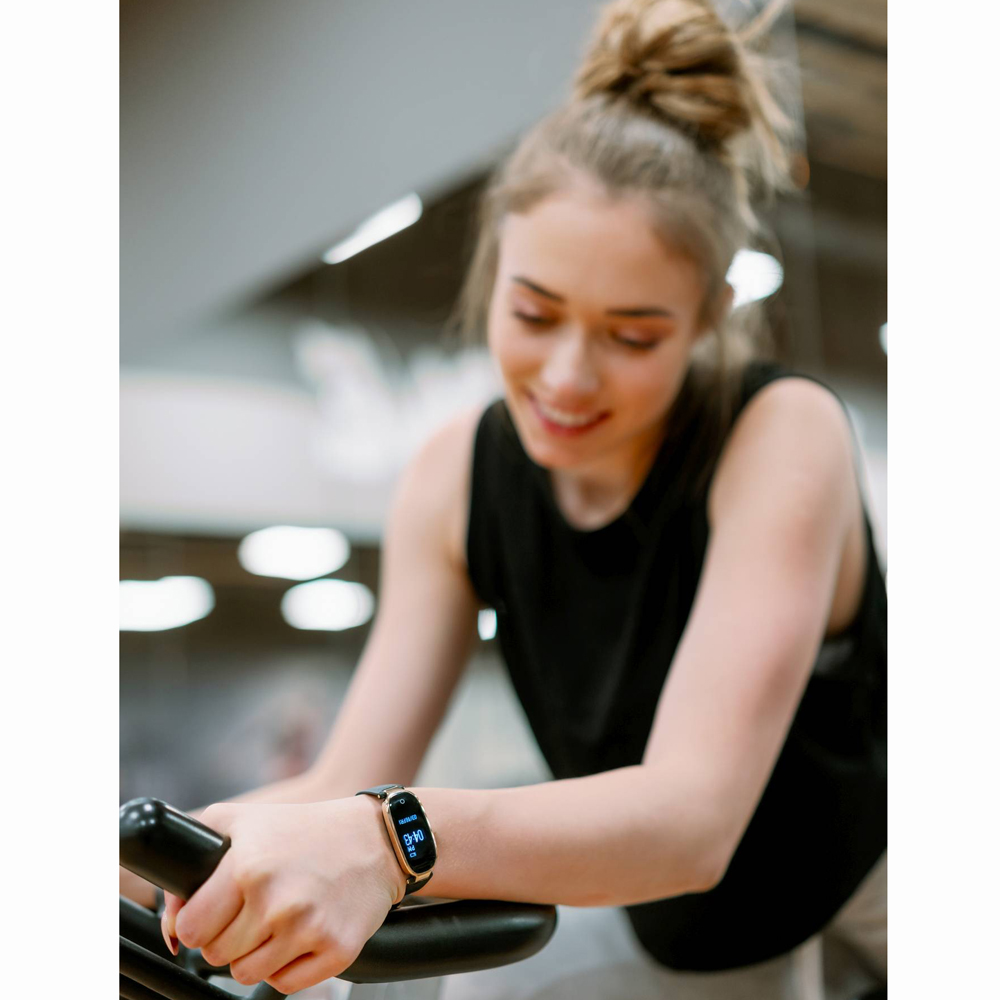 zegarek Garett 5903246282238 kwarcowy damski Damskie Smartwatch Garett Women Diana czarno-złoty - miniatura 6