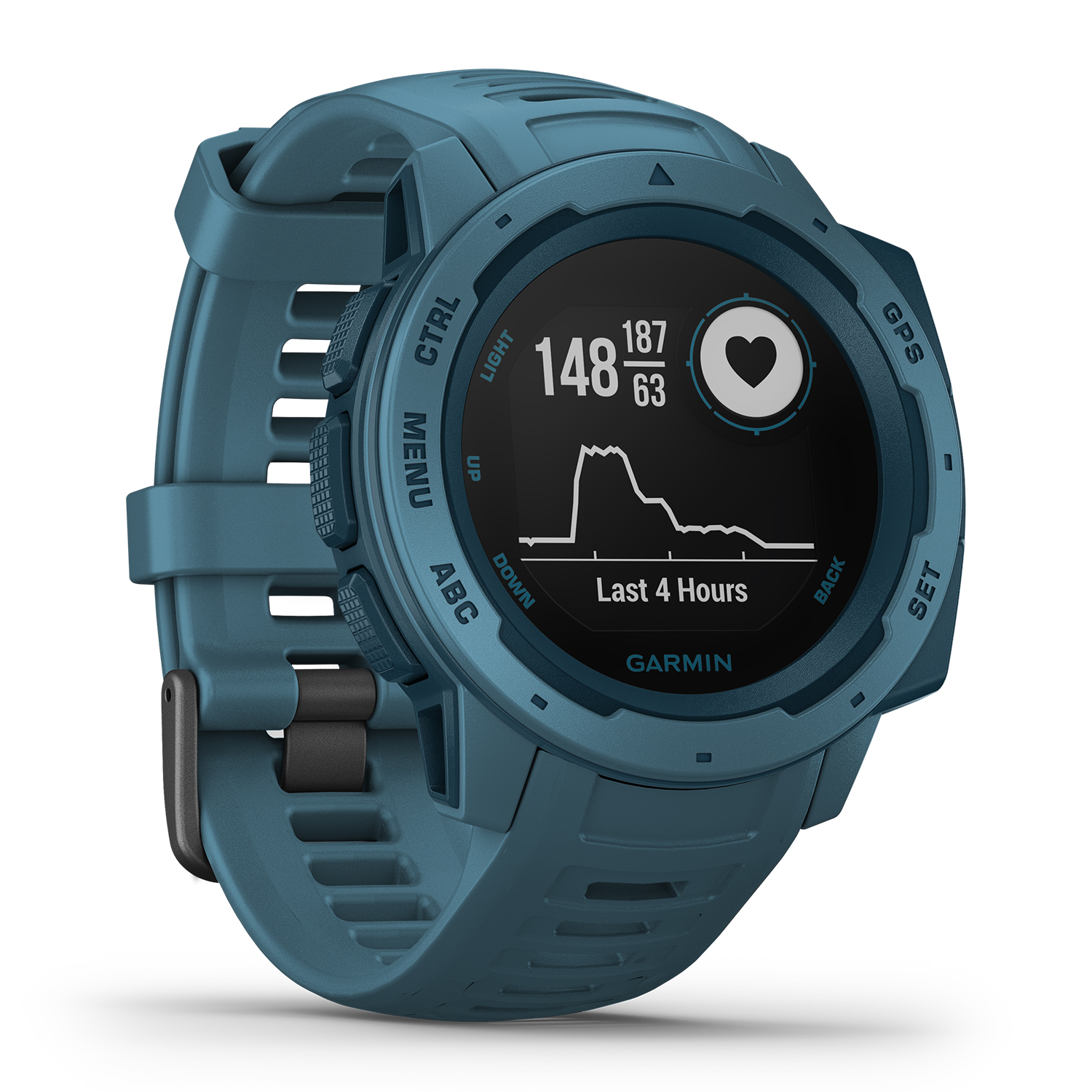 zegarek Garmin 010-02064-04 Instinct Lakeside Blue męski z termometr Garmin - miniatura 5