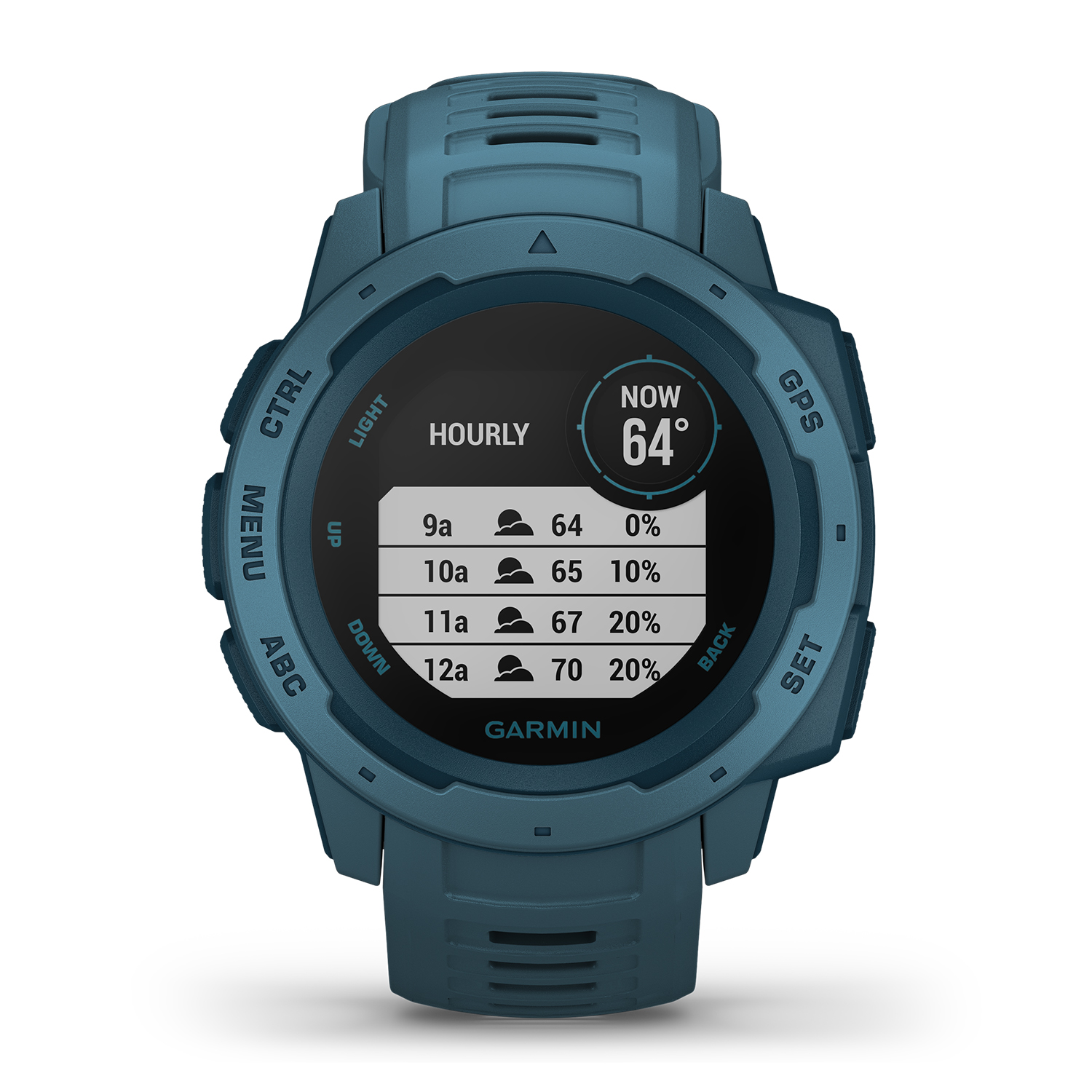 zegarek Garmin 010-02064-04 męski Garmin Instinct Lakeside Blue - miniatura 4