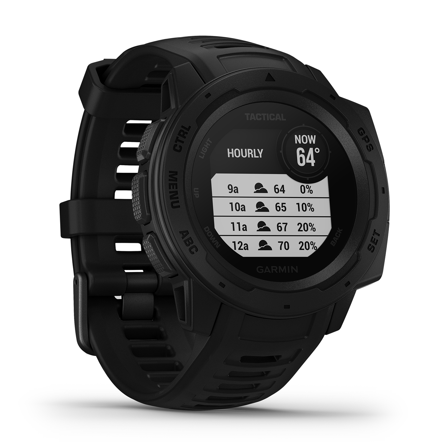zegarek Garmin 010-02064-70 męski Garmin Instinct Instinct Tactical Edition Black