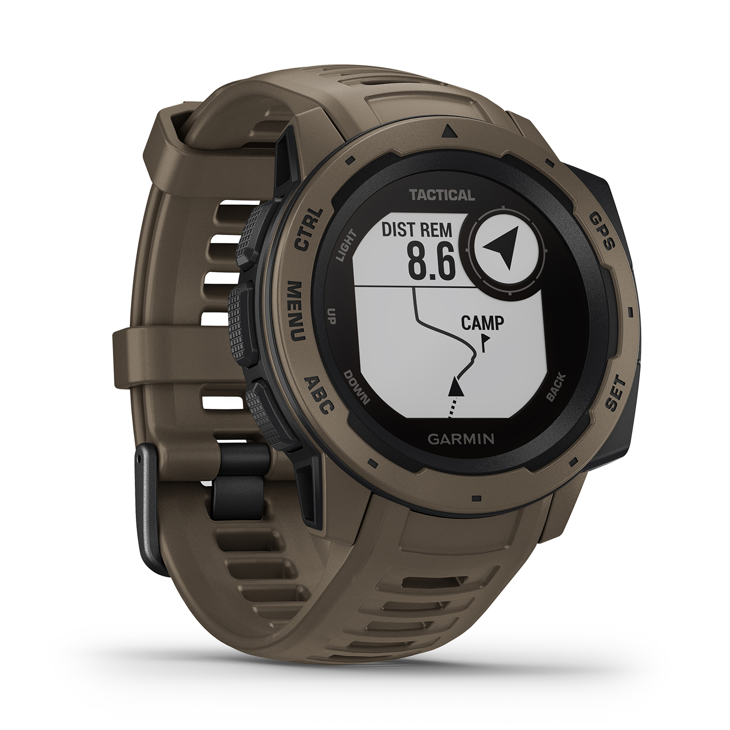 zegarek Garmin 010-02064-71 męski Garmin Instinct Instinct Tactical Edition Coyote Tan - miniatura 6