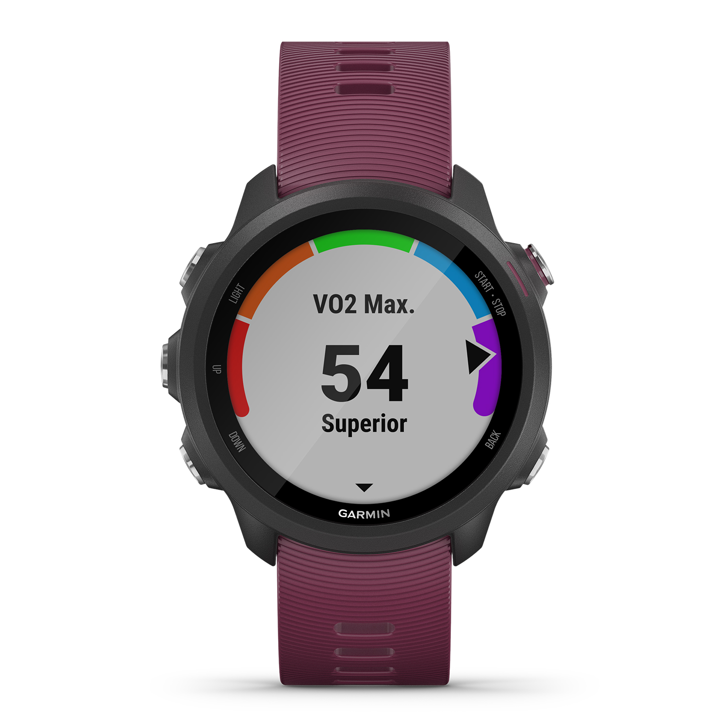 zegarek Garmin 010-02120-11 Forerunner 245 Berry damski z kompas Garmin Forerunner - miniatura 3