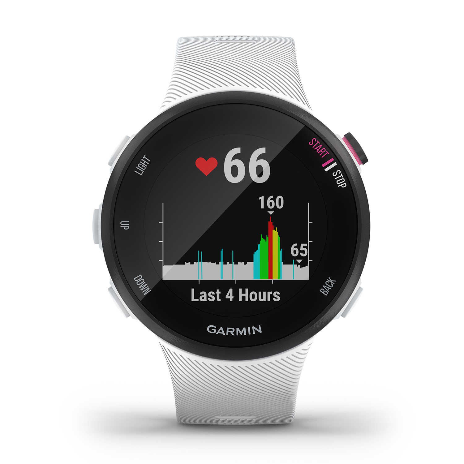 zegarek Garmin 010-02156-10 damski Garmin Forerunner 45S White