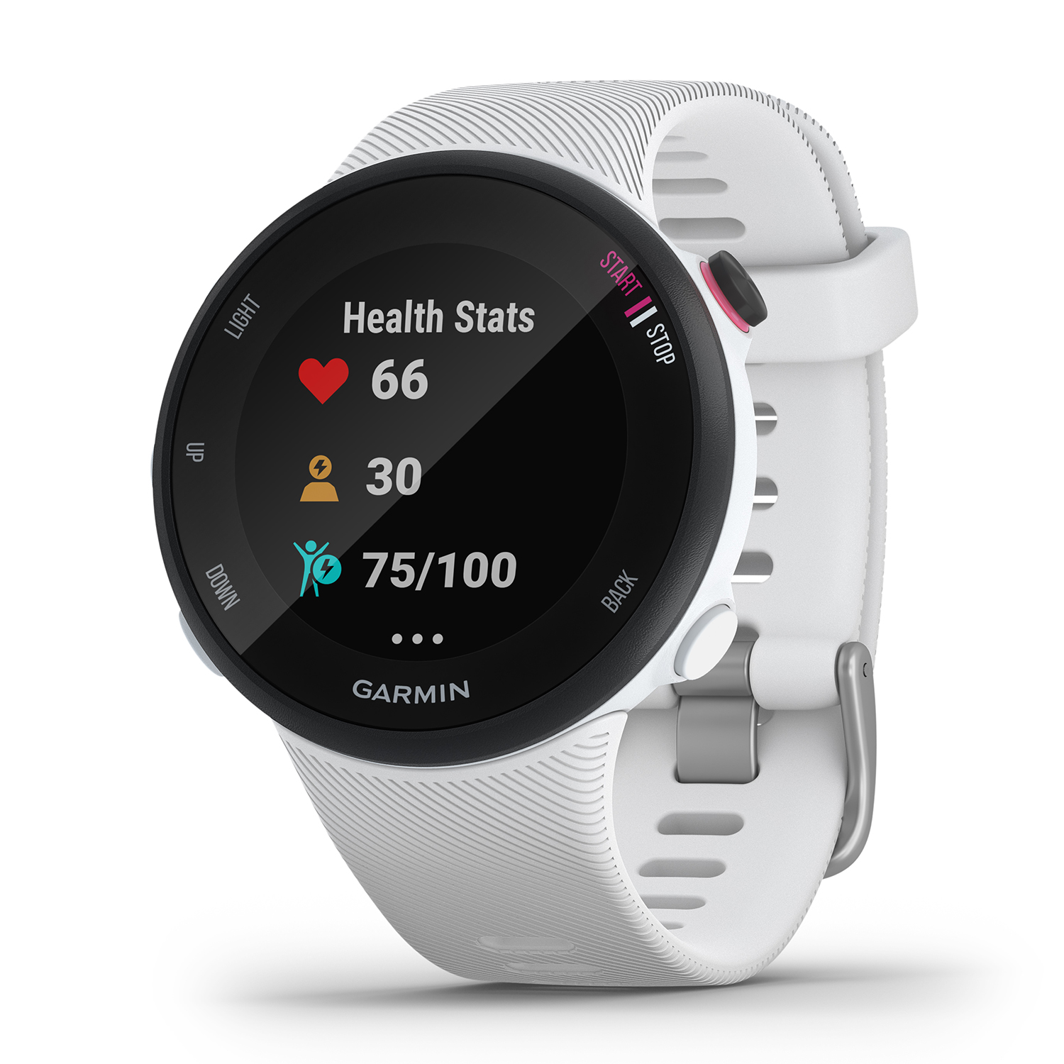 zegarek Garmin 010-02156-10 Forerunner 45S White damski z gps Garmin