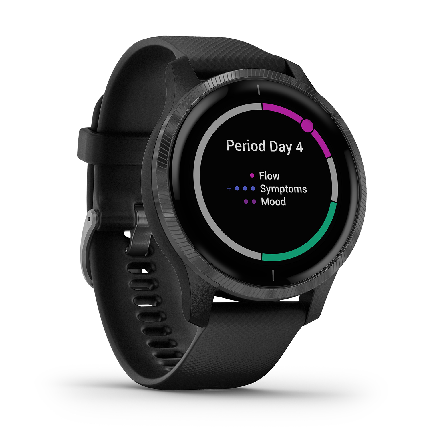 zegarek Garmin 010-02173-13 męski Garmin Venu Venu Gunmetal Black with Black Silicone Band - miniatura 6