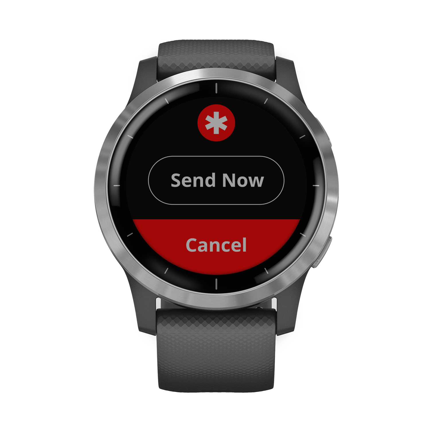 zegarek Garmin 010-02174-03 męski Garmin Vivoactive Vivoactive 4 Silver- Shadow Grey with Grey Silicone Band - miniatura 6