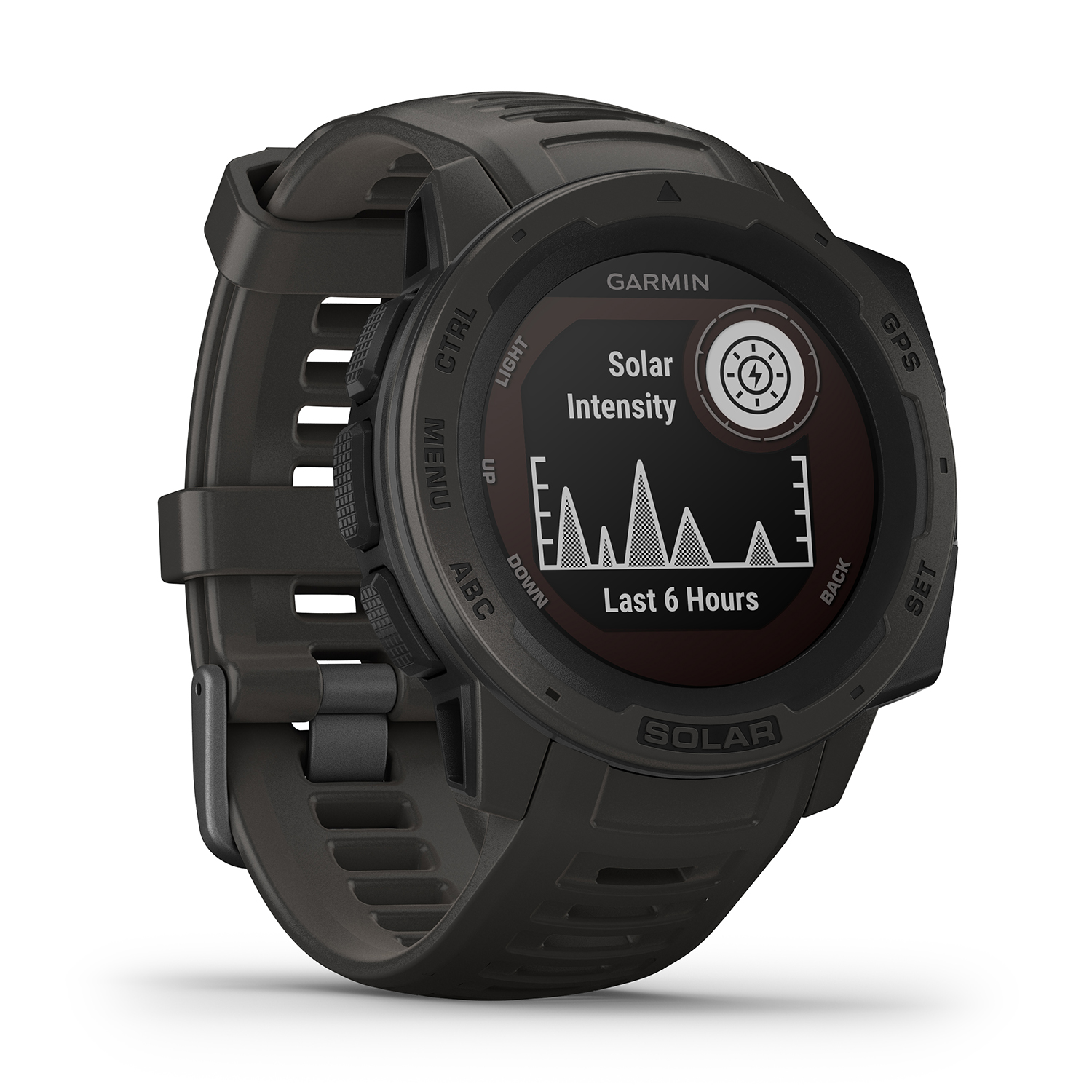 zegarek Garmin 010-02293-00 męski Garmin Instinct Instinct SOLAR Graphite - miniatura 6