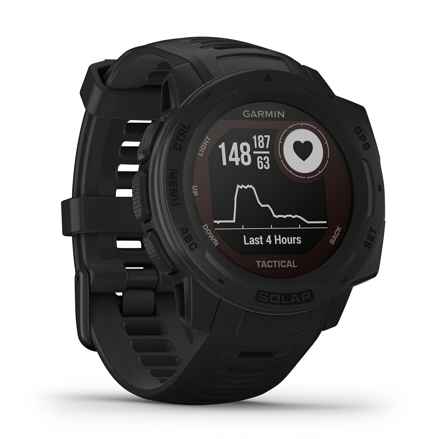 zegarek Garmin 010-02293-03 męski Garmin Instinct SOLAR Tactical Edition Black - miniatura 6