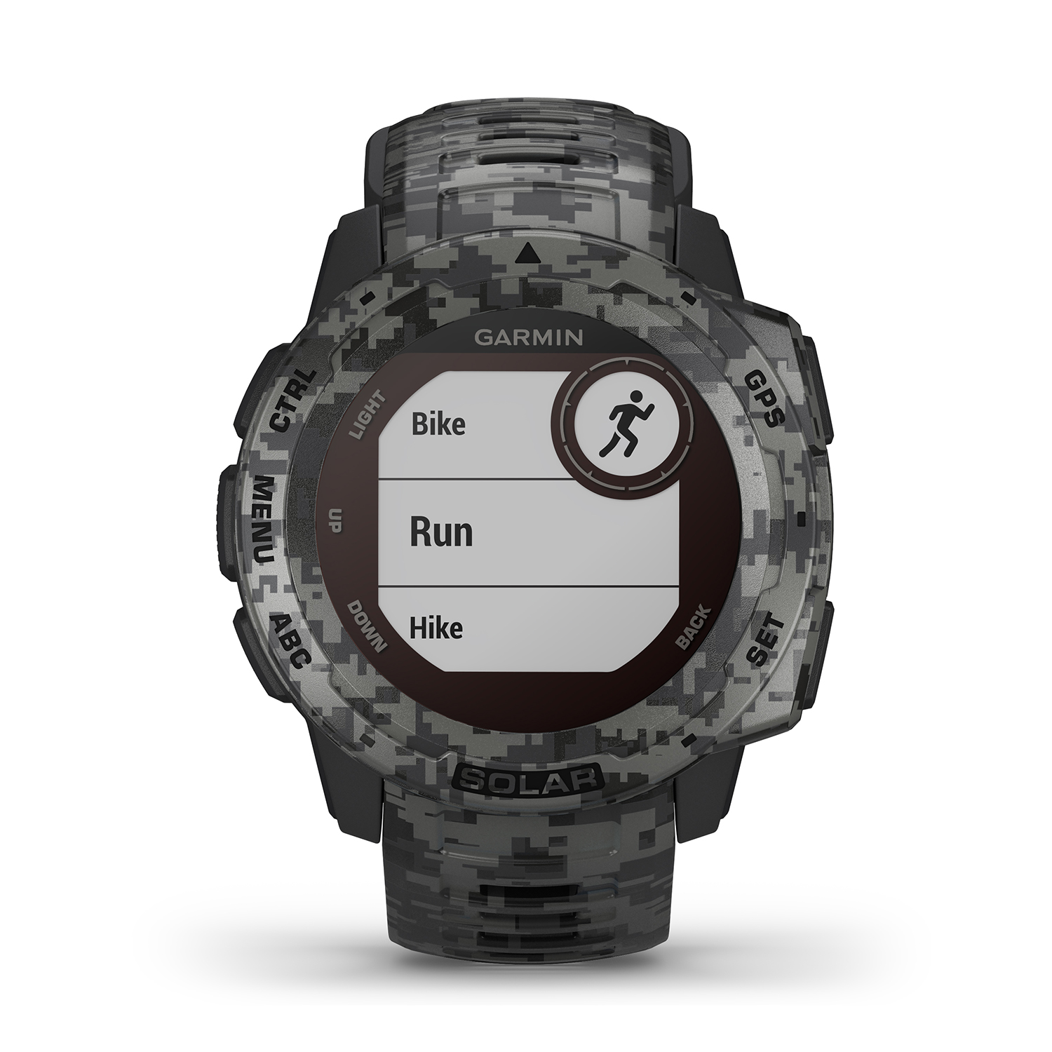 zegarek Garmin 010-02293-05 Instinct SOLAR Camo Edition Graphite Camo męski z barometr Garmin Instinct - miniatura 3