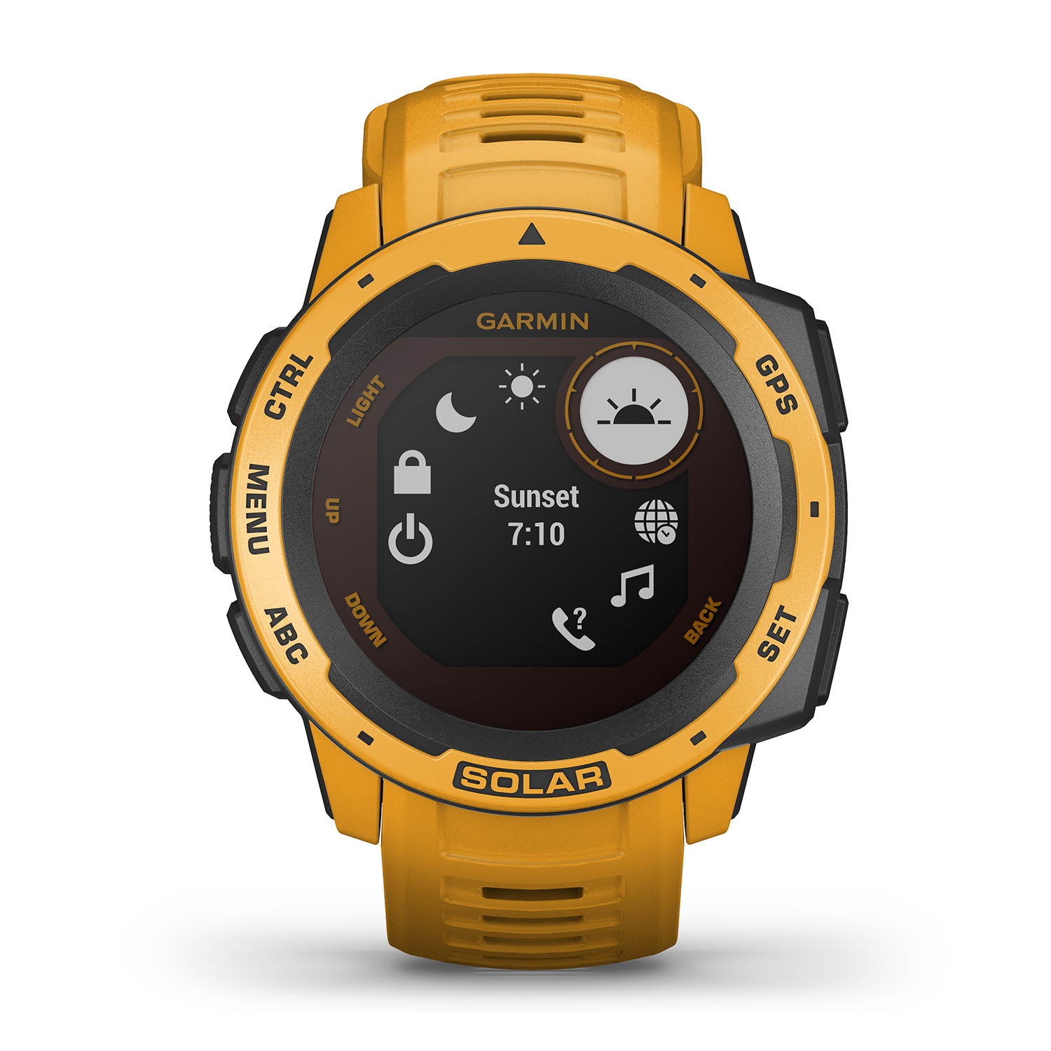 zegarek Garmin 010-02293-09 Instinct SOLAR Sunburst męski z barometr Garmin Instinct - miniatura 3
