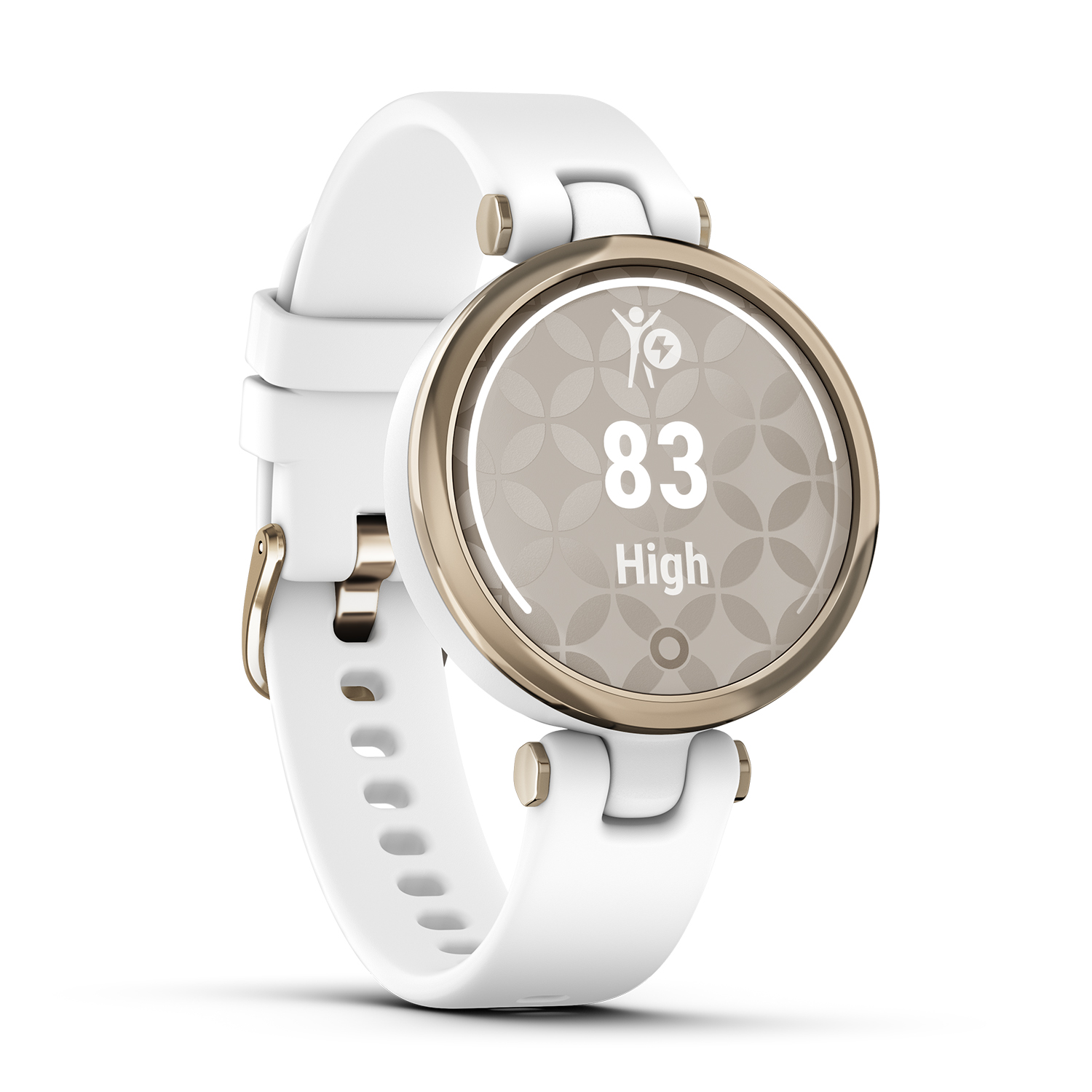 zegarek Garmin 010-02384-10 Lily Sport Cream Gold Bezel with White Case and Silicone Garmin Lily Gorilla Glass - miniatura 11