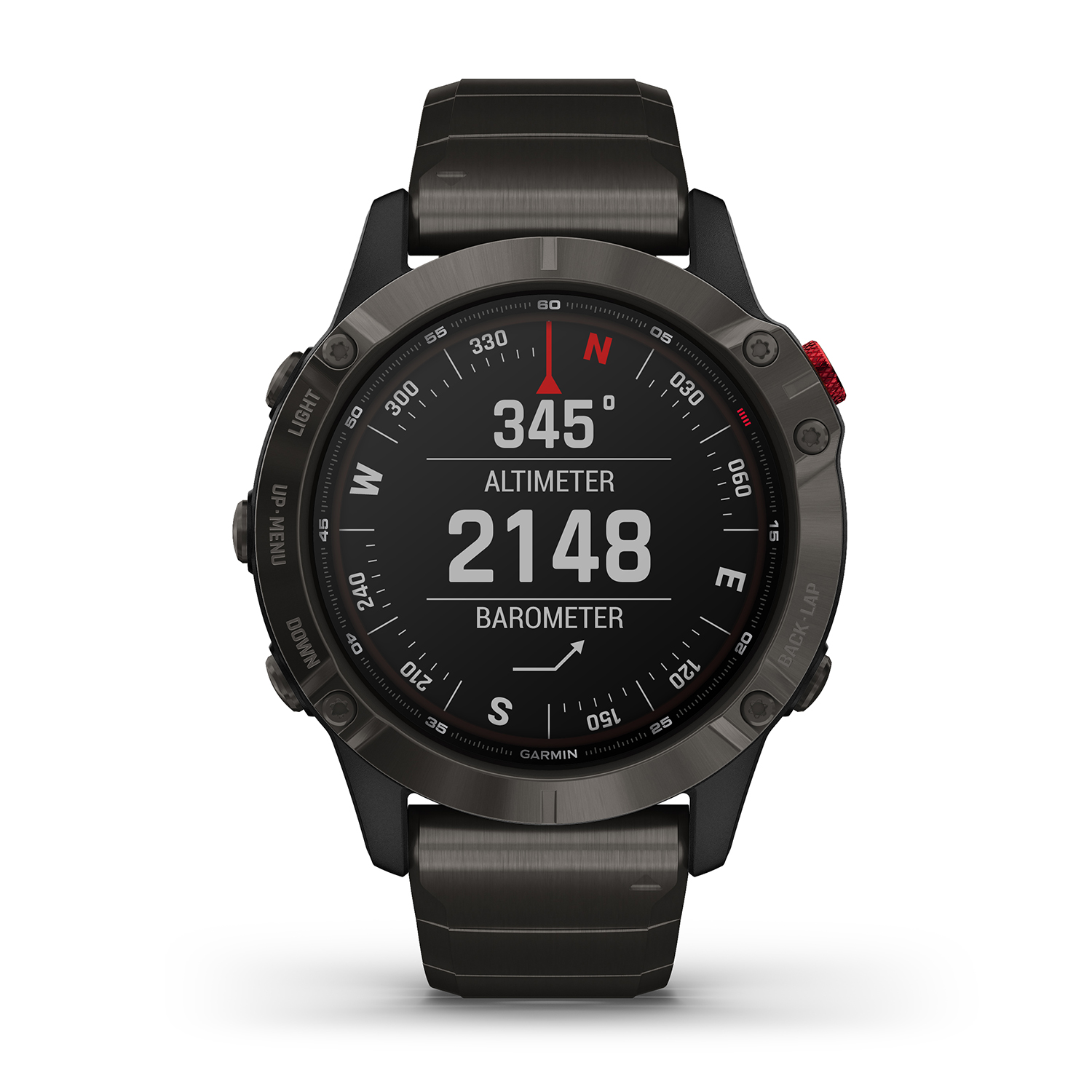 zegarek Garmin 010-02410-15 solar męski Garmin Fenix Fenix 6 Pro Solar - miniatura 3