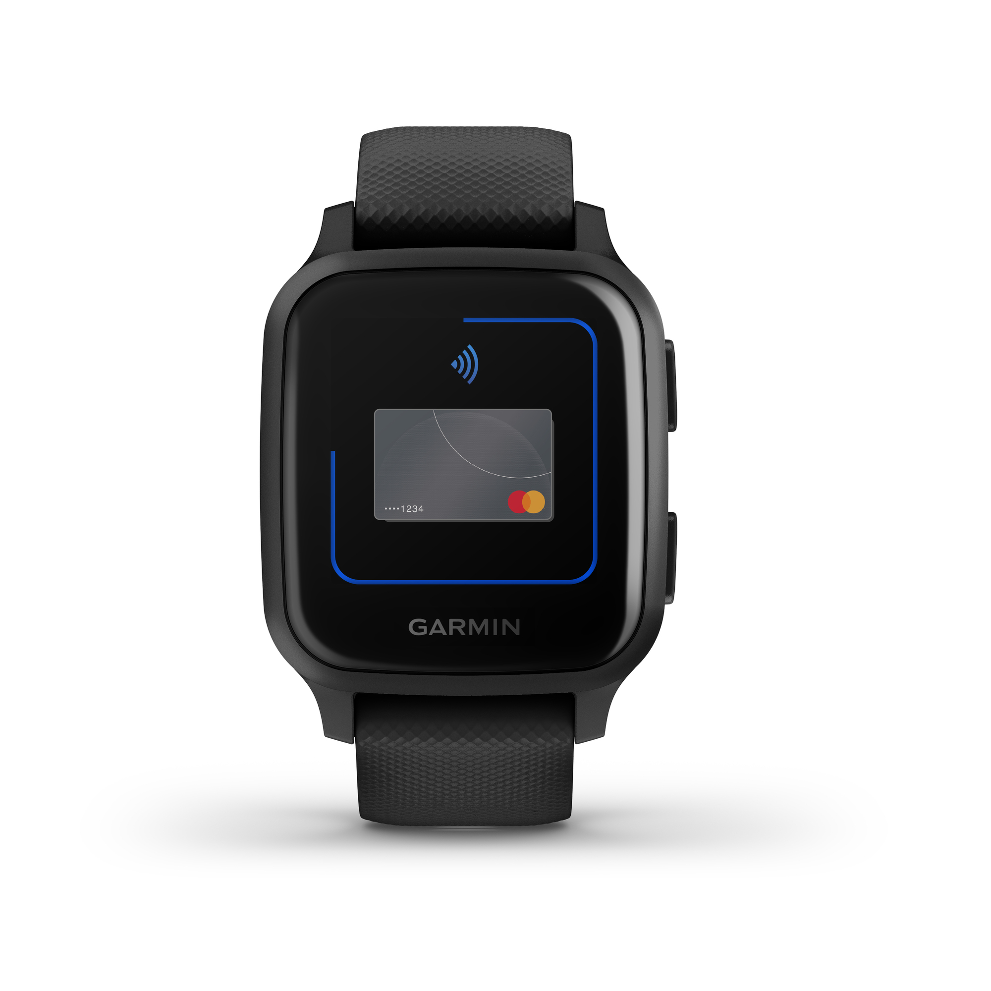zegarek Garmin 010-02426-10 Venu Sq Music Slate Aluminium Bezel with Black Case and S męski z kompas Garmin Venu