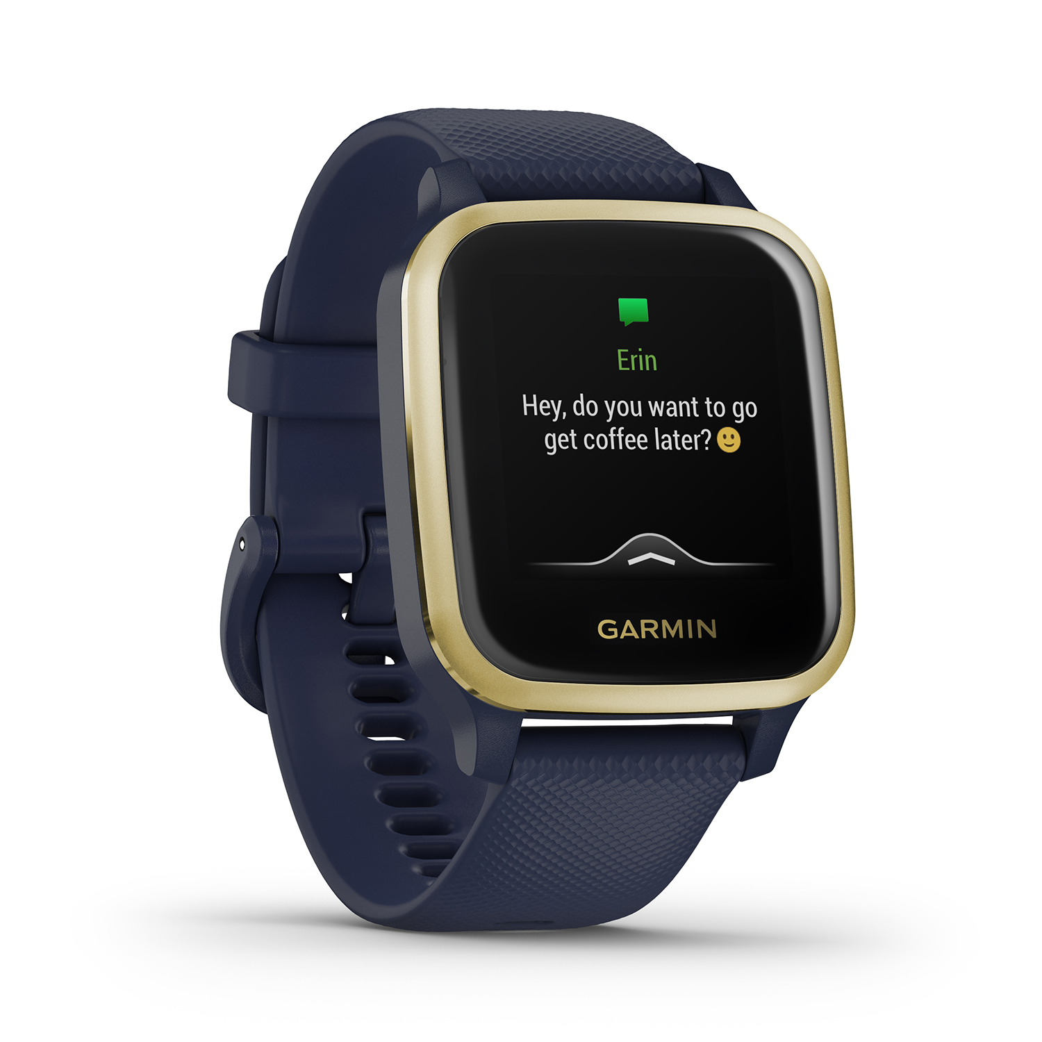 zegarek Garmin 010-02426-12 Venu Sq Music Light Gold Aluminium Bezel with Navy Case a Garmin Venu Gorilla Glass - miniatura 11