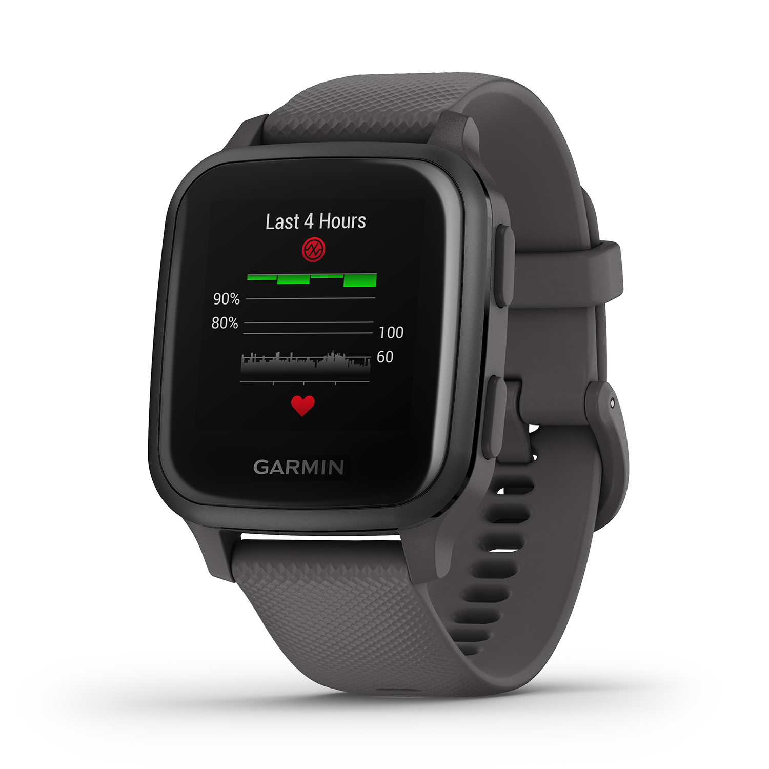 zegarek Garmin 010-02427-10 Venu Sq Slate Aluminium Bezel with Shadow Grey Case and S męski z kompas Garmin - miniatura 3