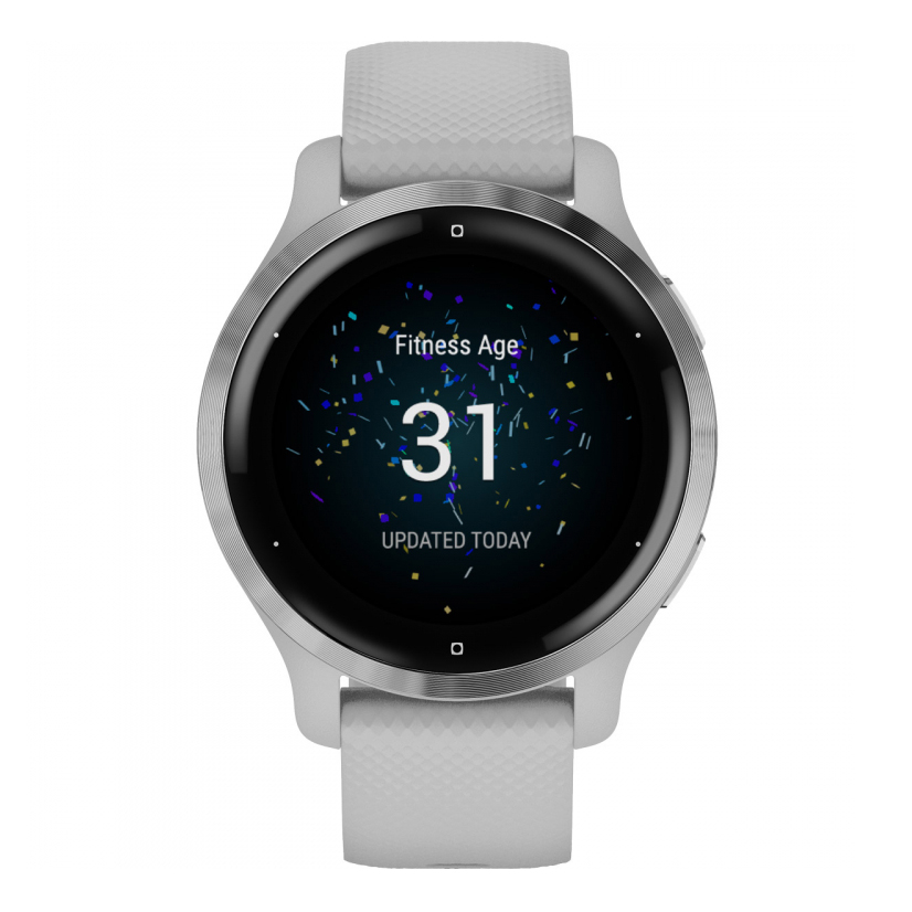 zegarek Garmin 010-02429-12 Venu 2S Silver Stainless Steel Bezel with Mist Gray Case Venu Gorilla Glass - miniatura 6